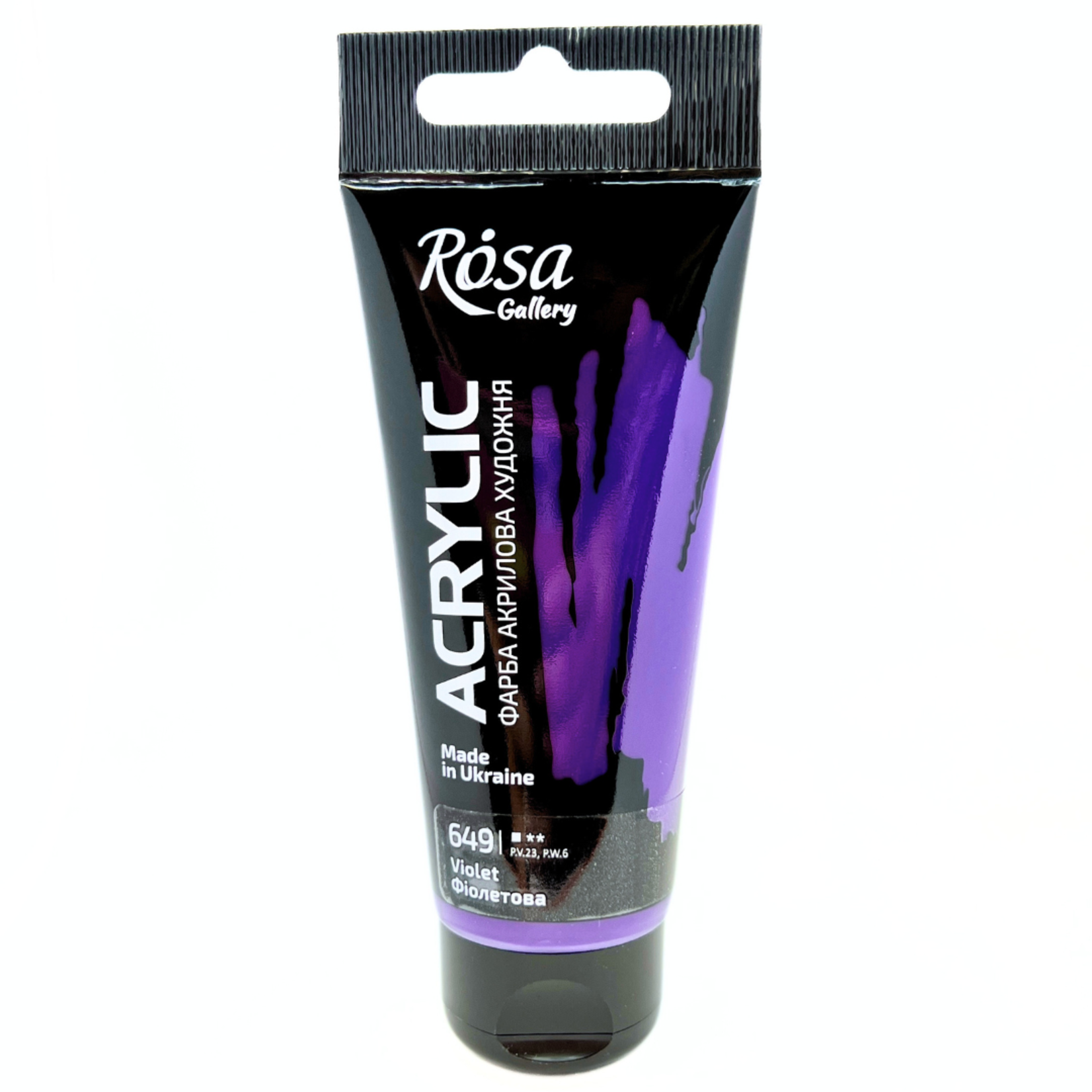 ROSA GALLERY ACRYLIC PAINT 60ML VIOLET #649