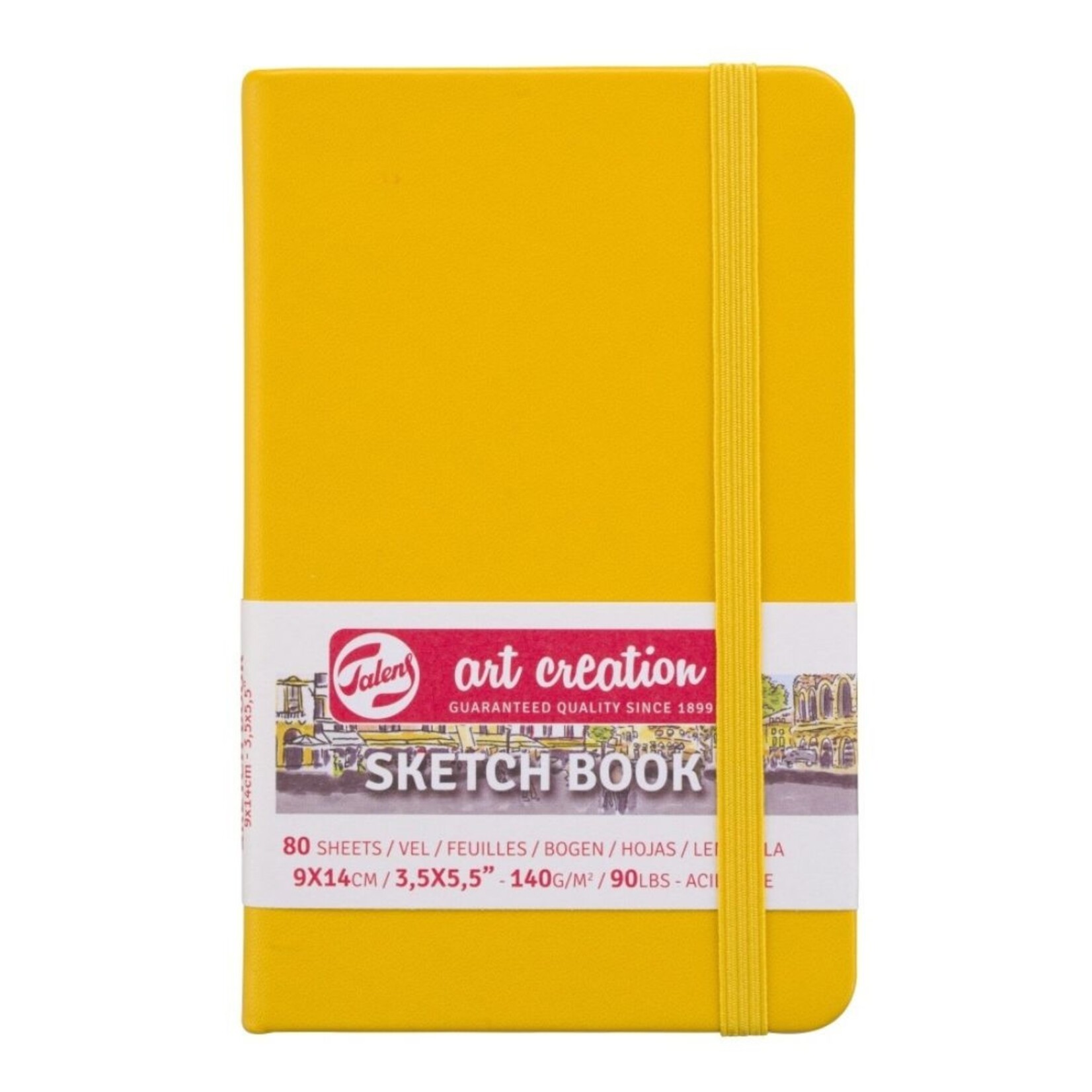ROYAL TALENS TALENS ART CREATION SKETCHBOOK 3.5X5.5"  GOLDEN YELLOW