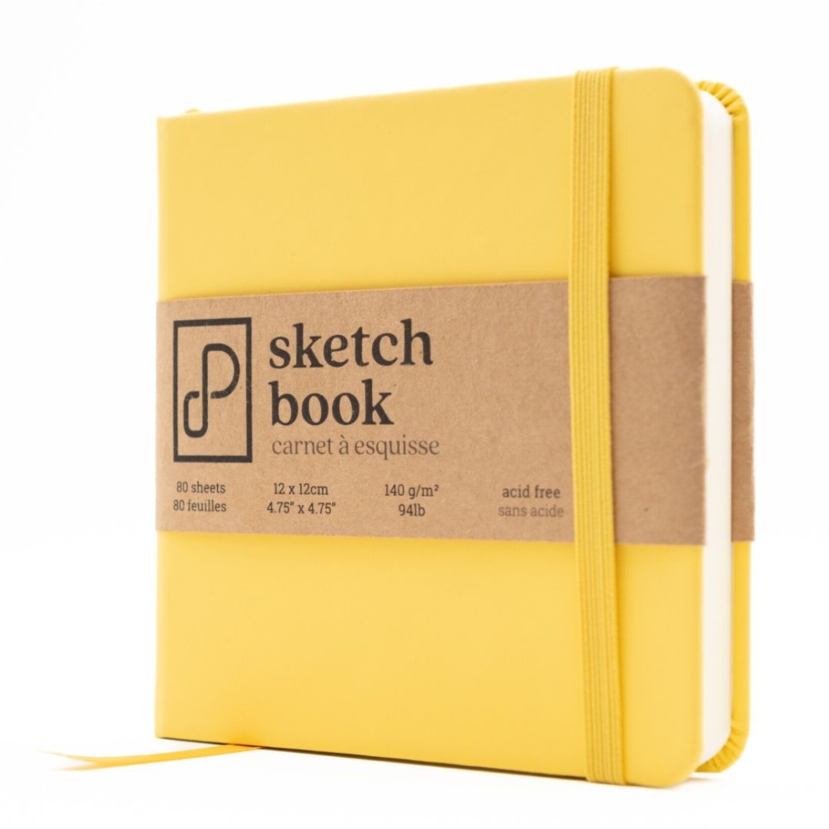 PRISM STUDIO SKETCHBOOK 4.7X4.7" 80/SHT GRAFFITI YELLOW