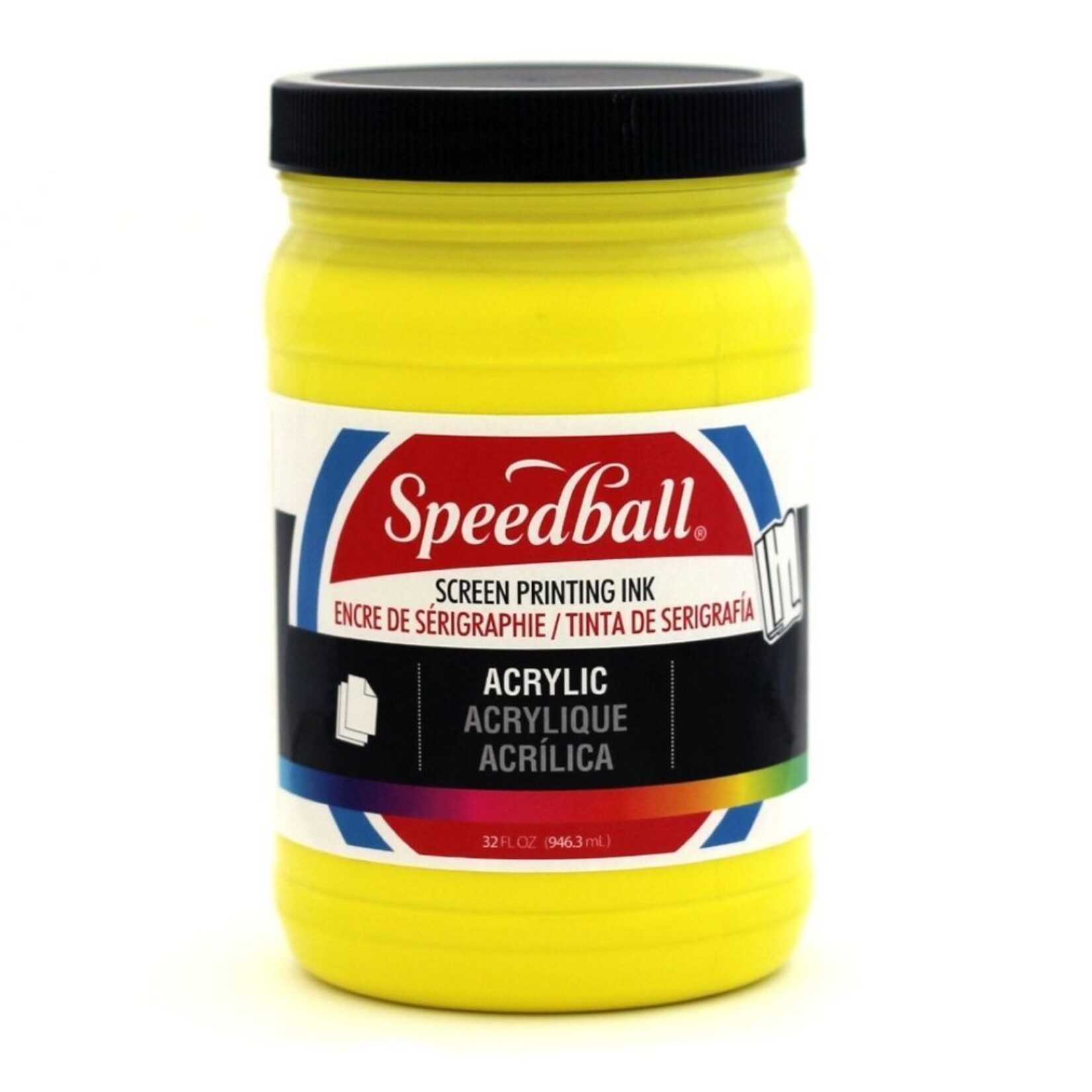 SPEEDBALL SPEEDBALL FABRIC SCREEN PRINTING INK 32OZ PROCESS YELLOW