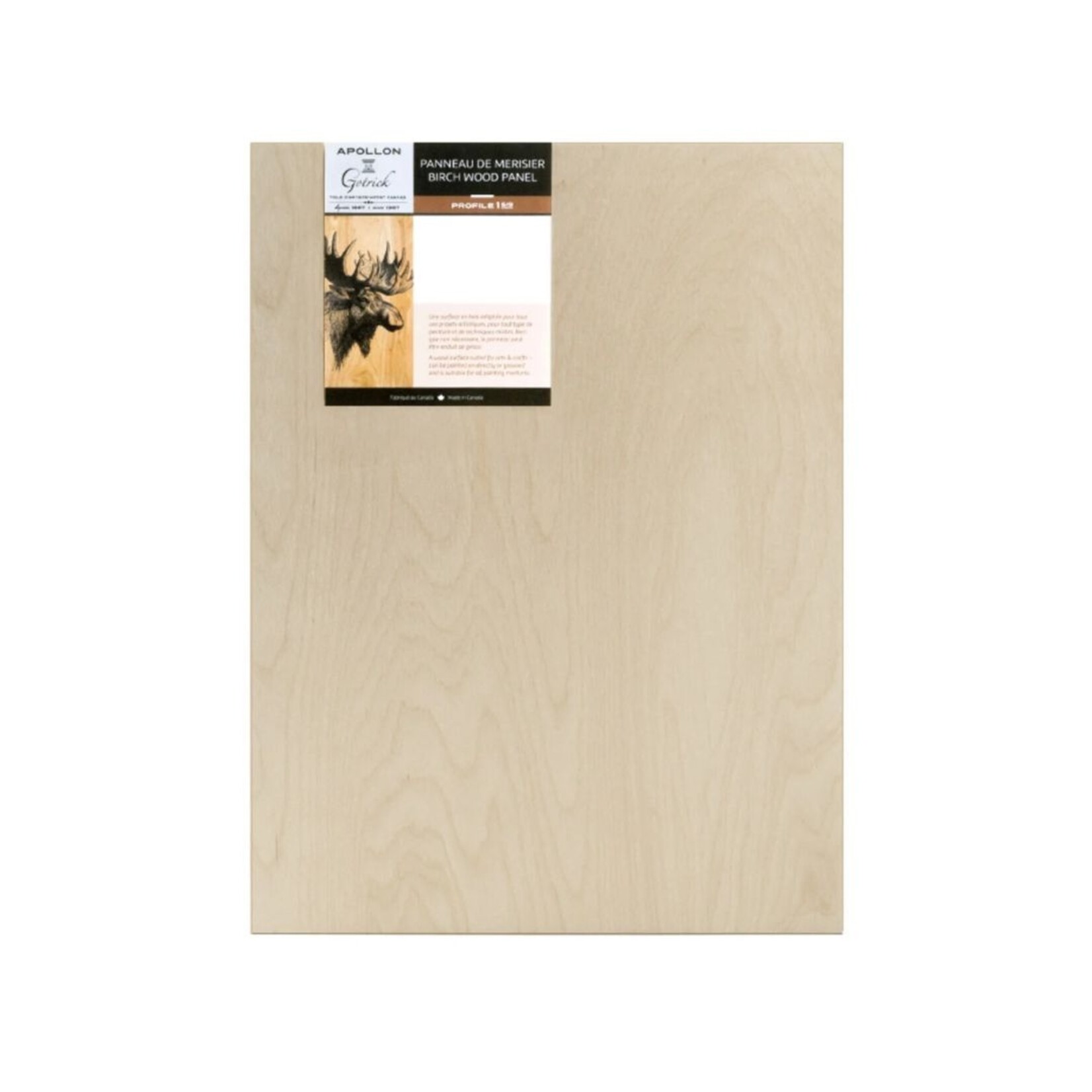 GOTRICK APOLLON GOTRICK WOOD PANEL 1.5" CRADLED 11X14
