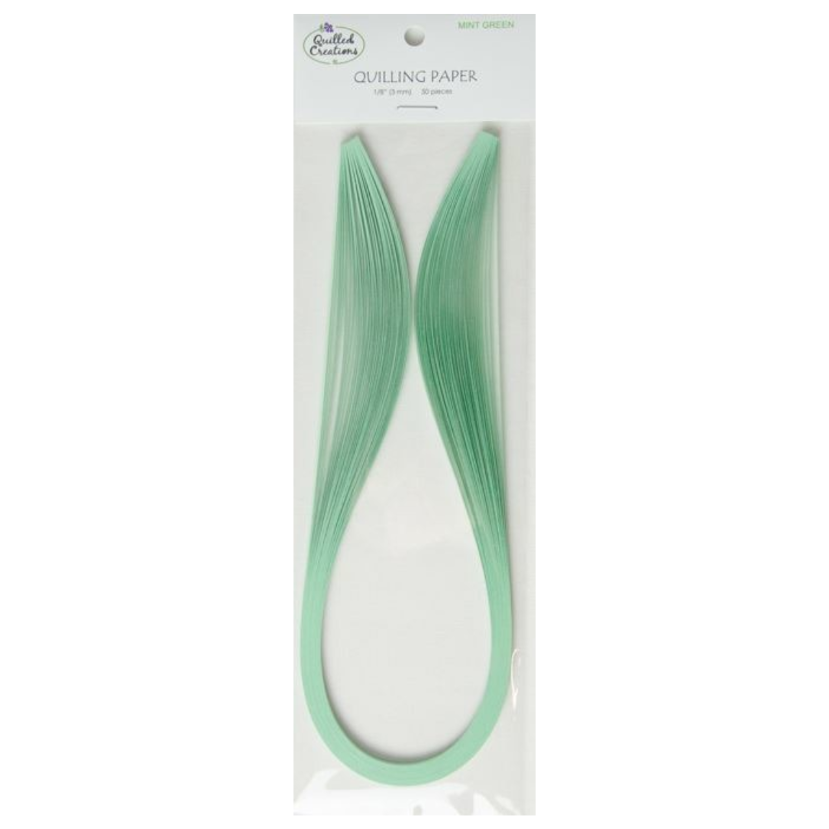 QUILLED CREATIONS QUILLED CREATIONS SOLID PAPER 1/8" MINT GREEN