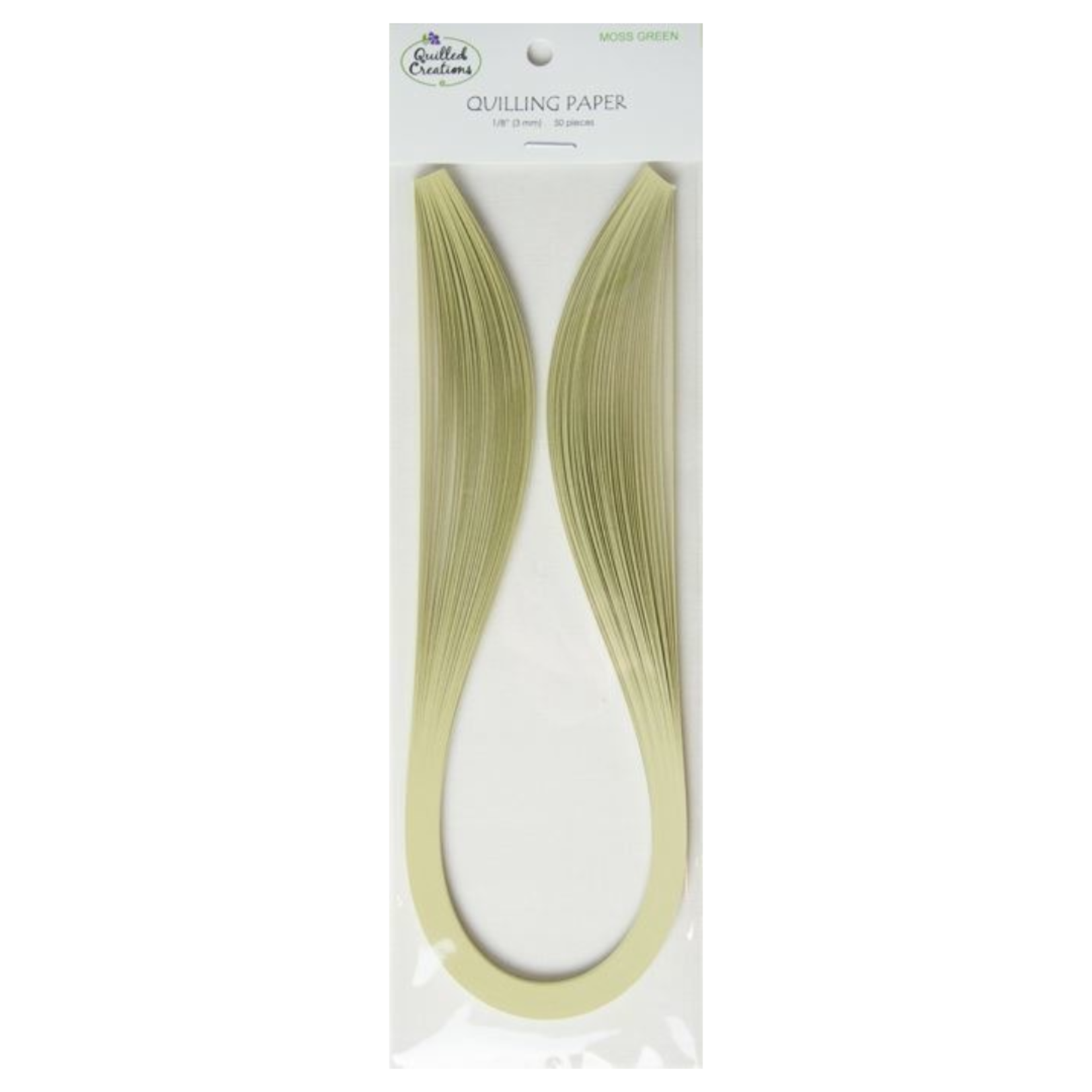 QUILLED CREATIONS QUILLED CREATIONS SOLID PAPER 1/8" MOSS GREEN