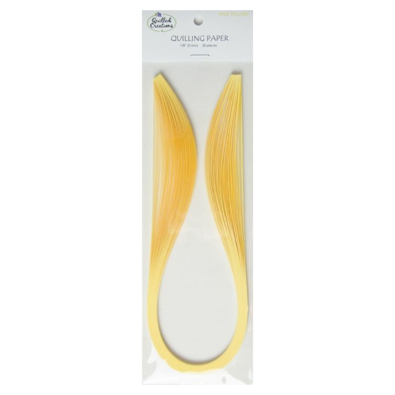 QUILLED CREATIONS QUILLED CREATIONS SOLID PAPER 1/8" PALE YELLOW