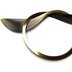 QUILLED CREATIONS METALLIC EDGE PAPER 1/8" GOLD ON BLACK