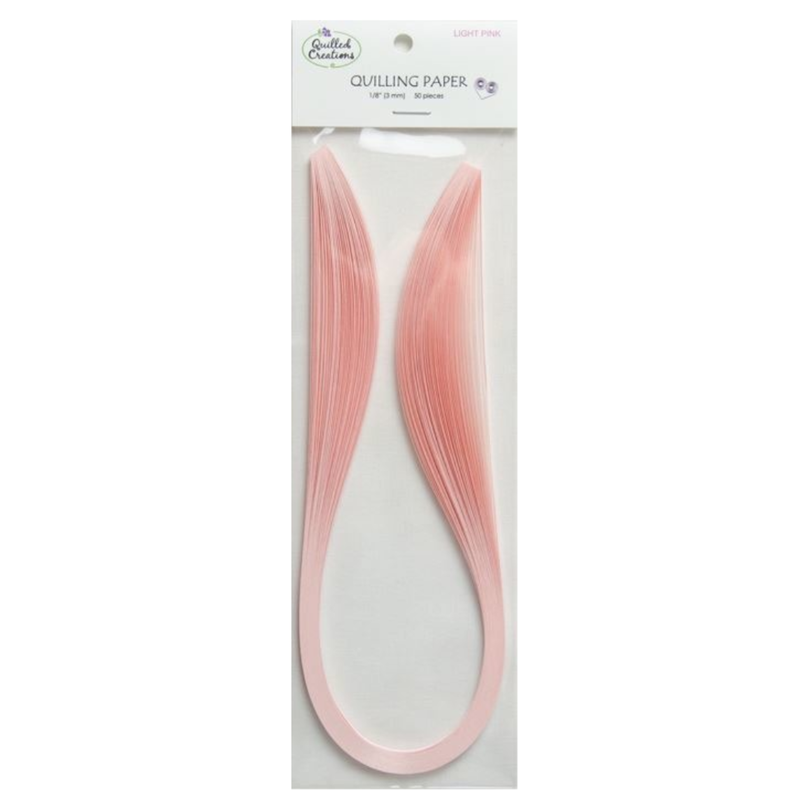QUILLED CREATIONS SOLID PAPER 1/8" LIGHT PINK