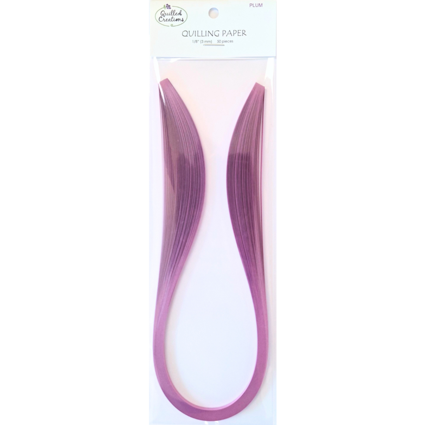 QUILLED CREATIONS QUILLED CREATIONS SOLID PAPER 1/8" PLUM