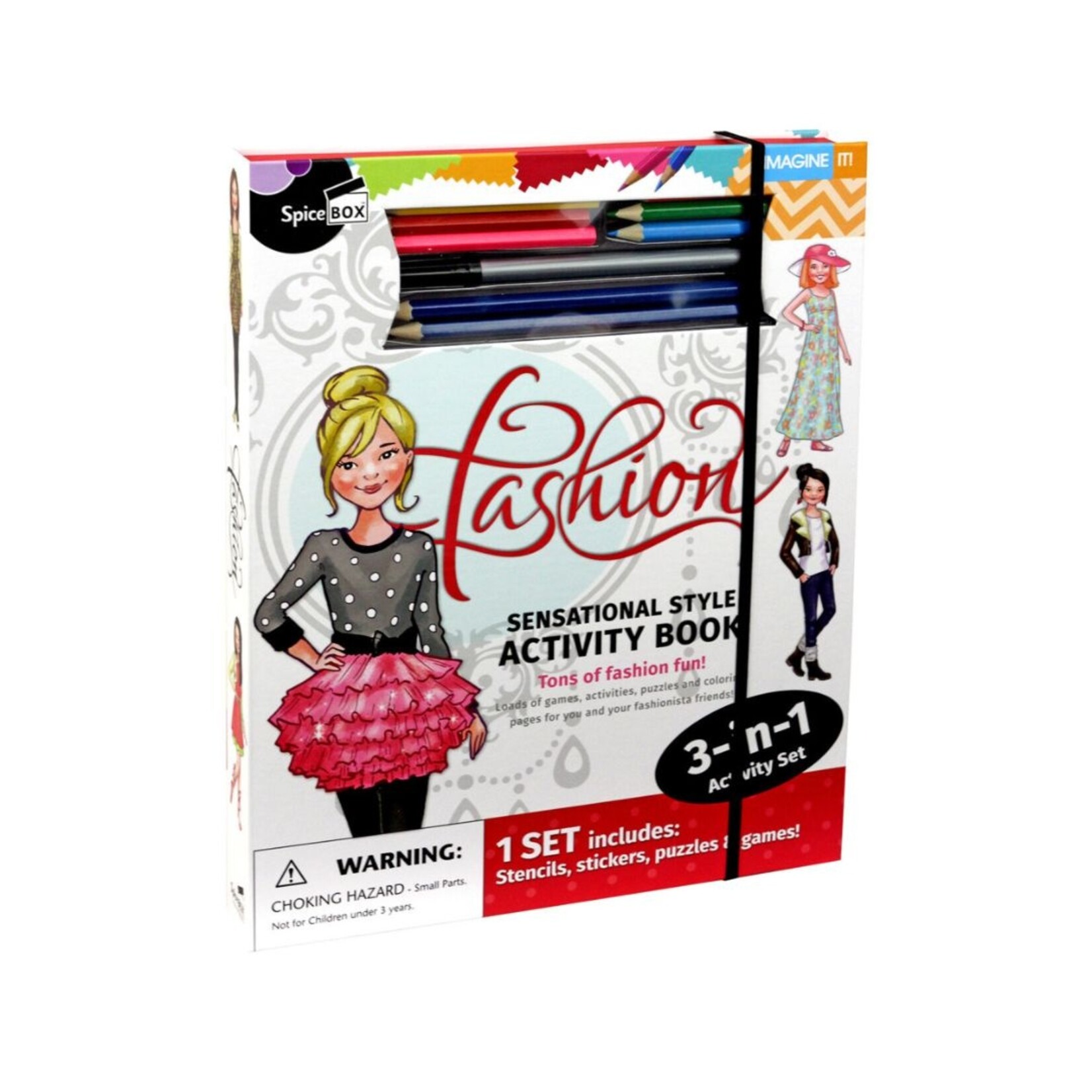 SPICEBOX IMAGINE IT FASHION ACTIVITY BOOK
