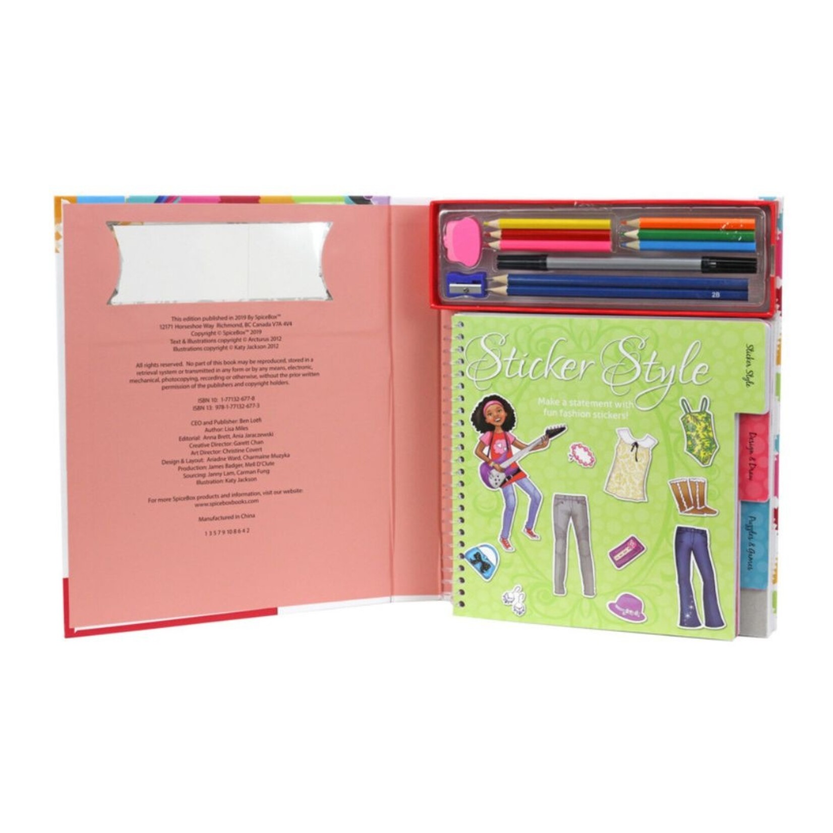 SPICEBOX IMAGINE IT FASHION ACTIVITY BOOK