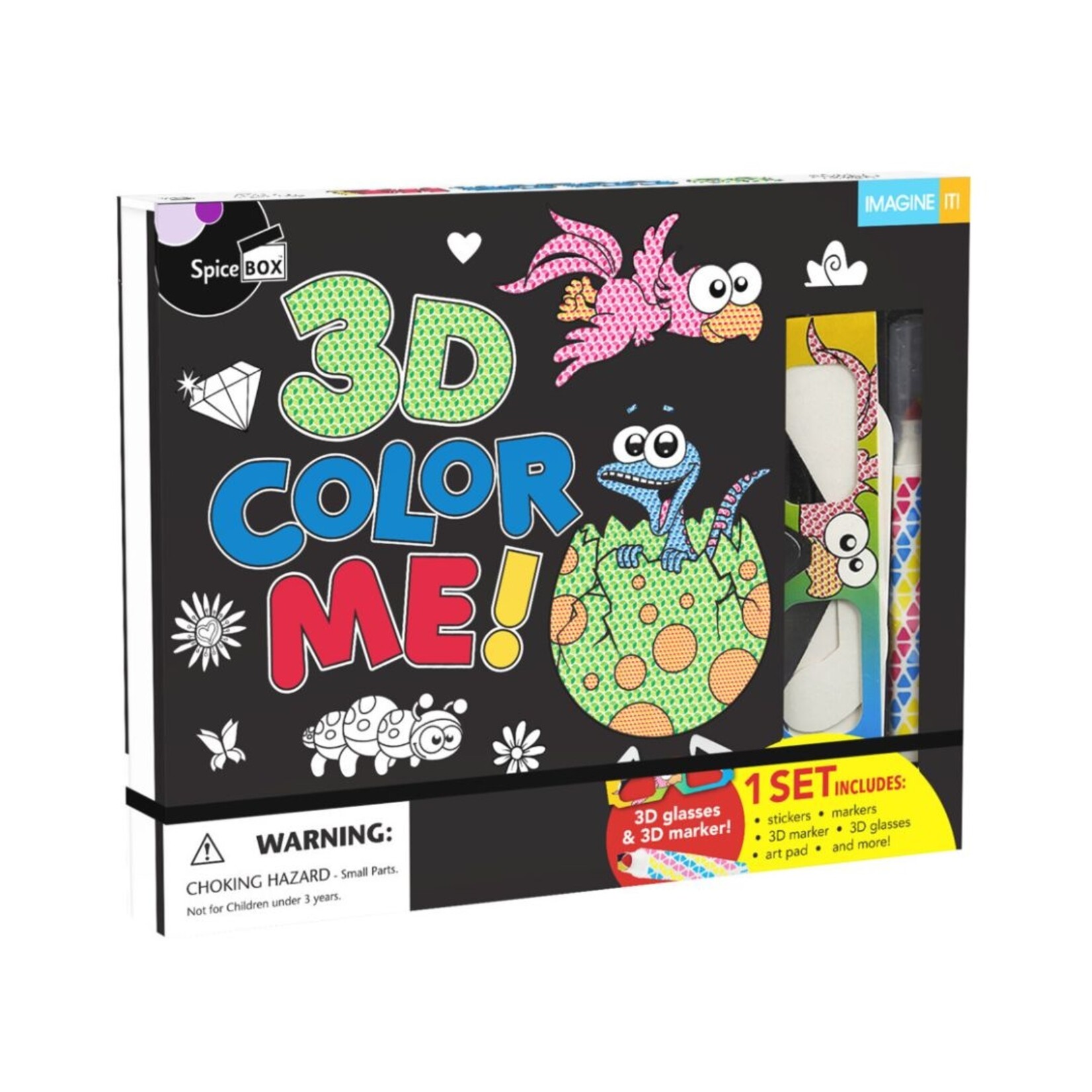 SPICEBOX IMAGINE IT 3D COLOUR ME KIT