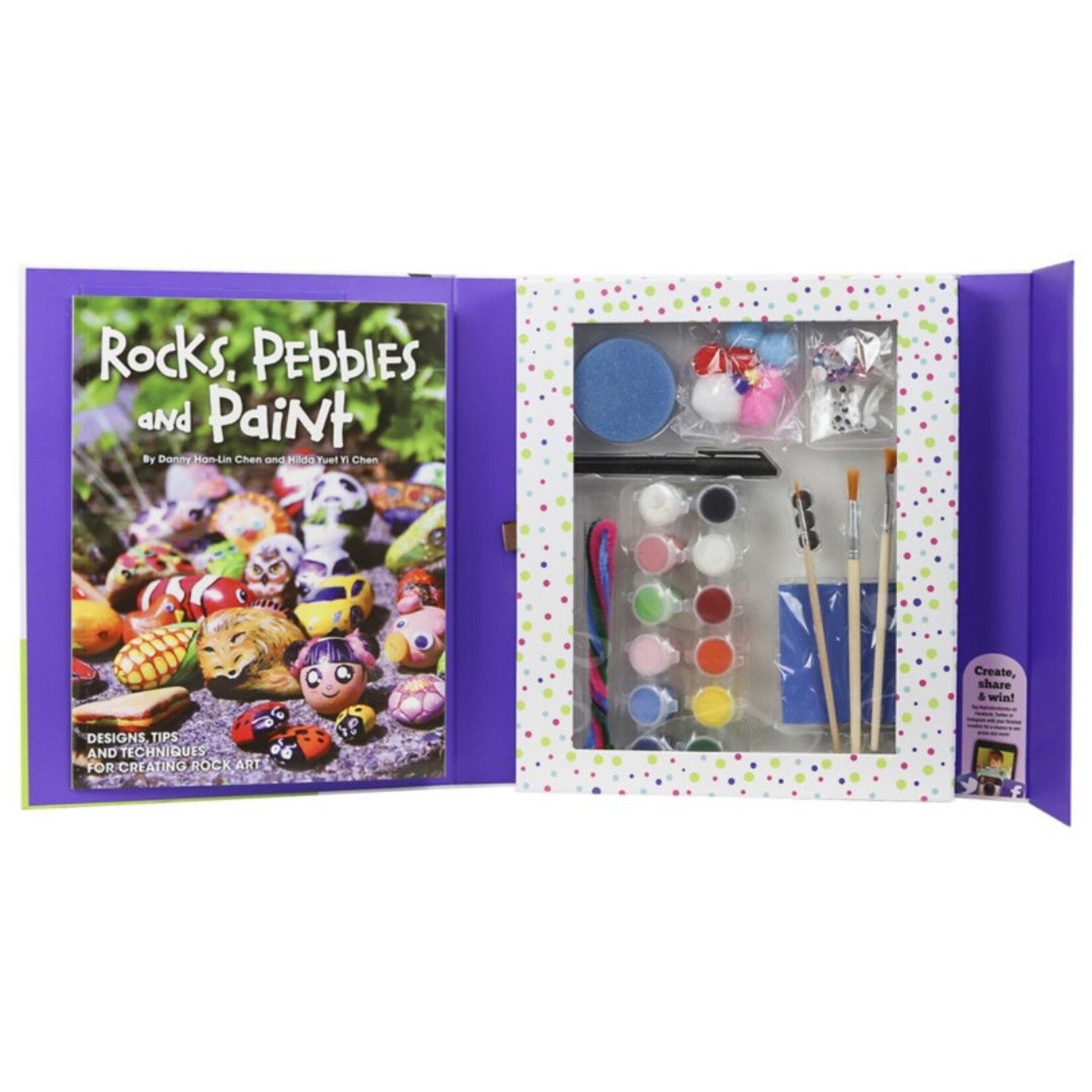 SPICEBOX KITS FOR KIDS ROCK PAINTING KIT