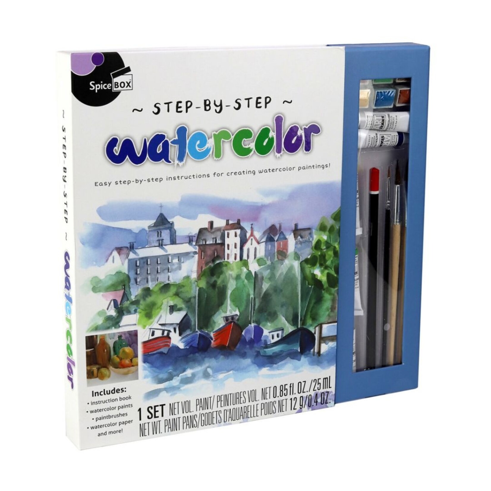 SPICEBOX STEP BY STEP WATERCOLOUR KIT