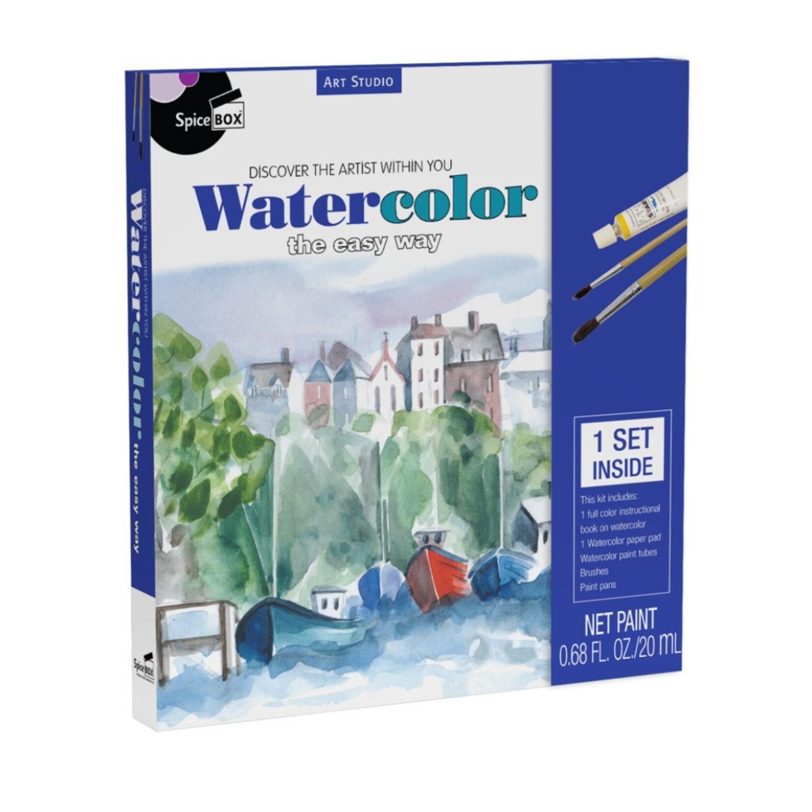 SPICEBOX ART STUDIO WATERCOLOUR KIT
