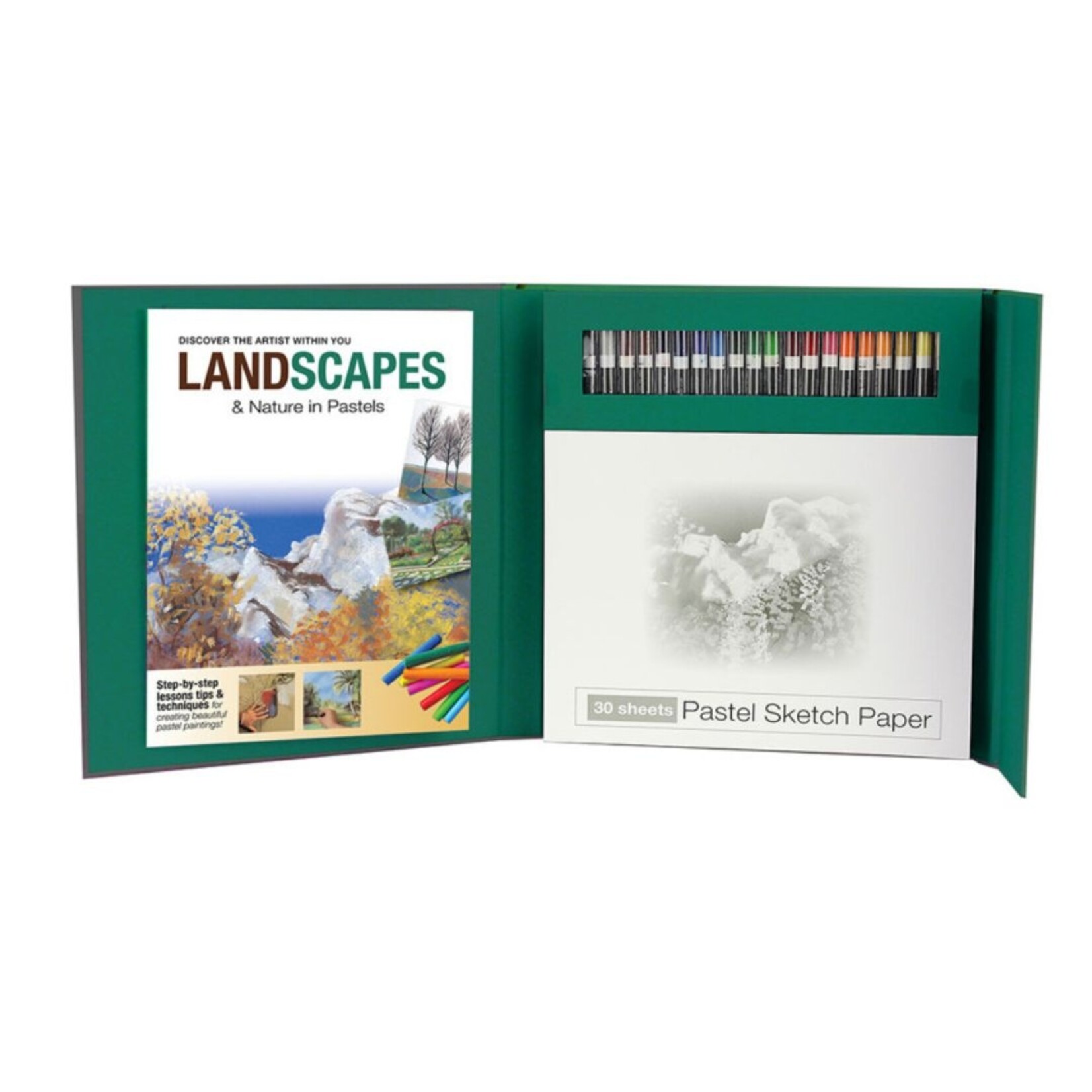 SPICEBOX ART STUDIO LANDSCAPES AND FLORALS IN PASTELS KIT