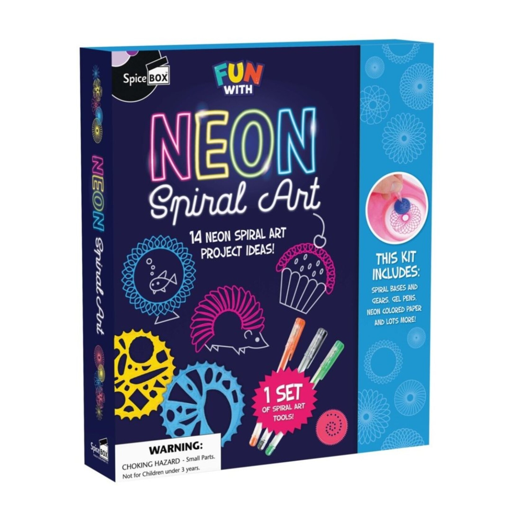 SPICEBOX FUN WITH NEON SPIRAL ART KIT