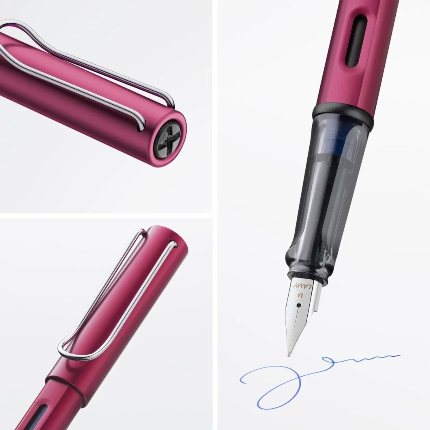 LAMY AL-STAR FOUNTAIN PEN BLACK PURPLE F