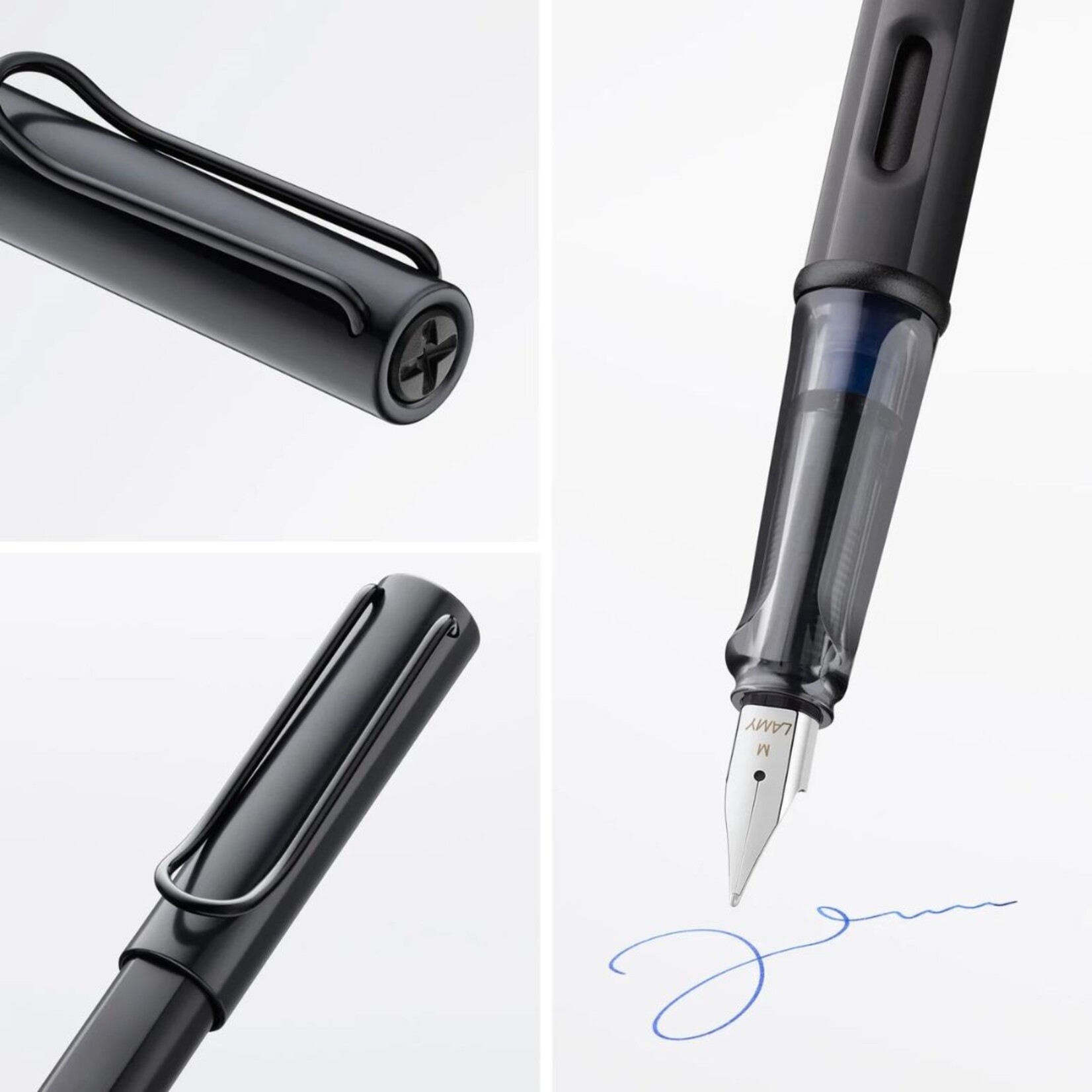 LAMY AL-STAR FOUNTAIN PEN BLACK M