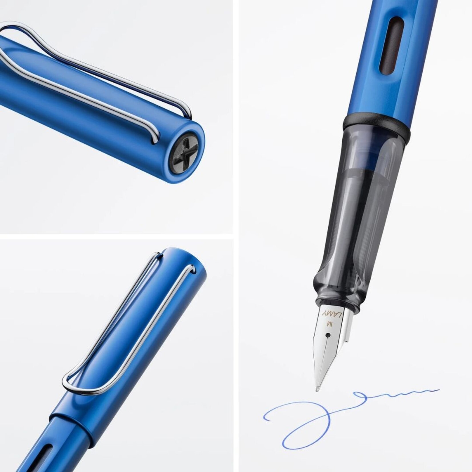 LAMY AL-STAR FOUNTAIN PEN OCEAN BLUE M