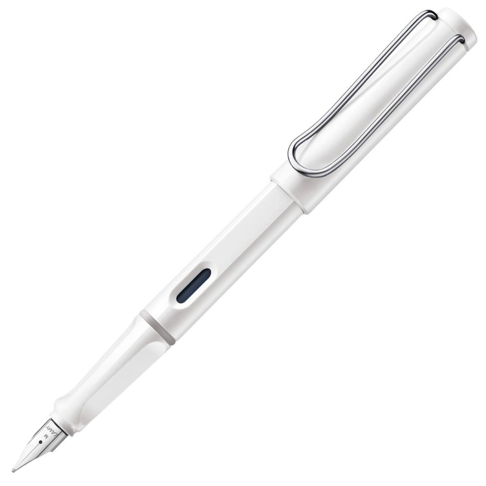 LAMY SAFARI FOUNTAIN PEN SHINY WHITE F