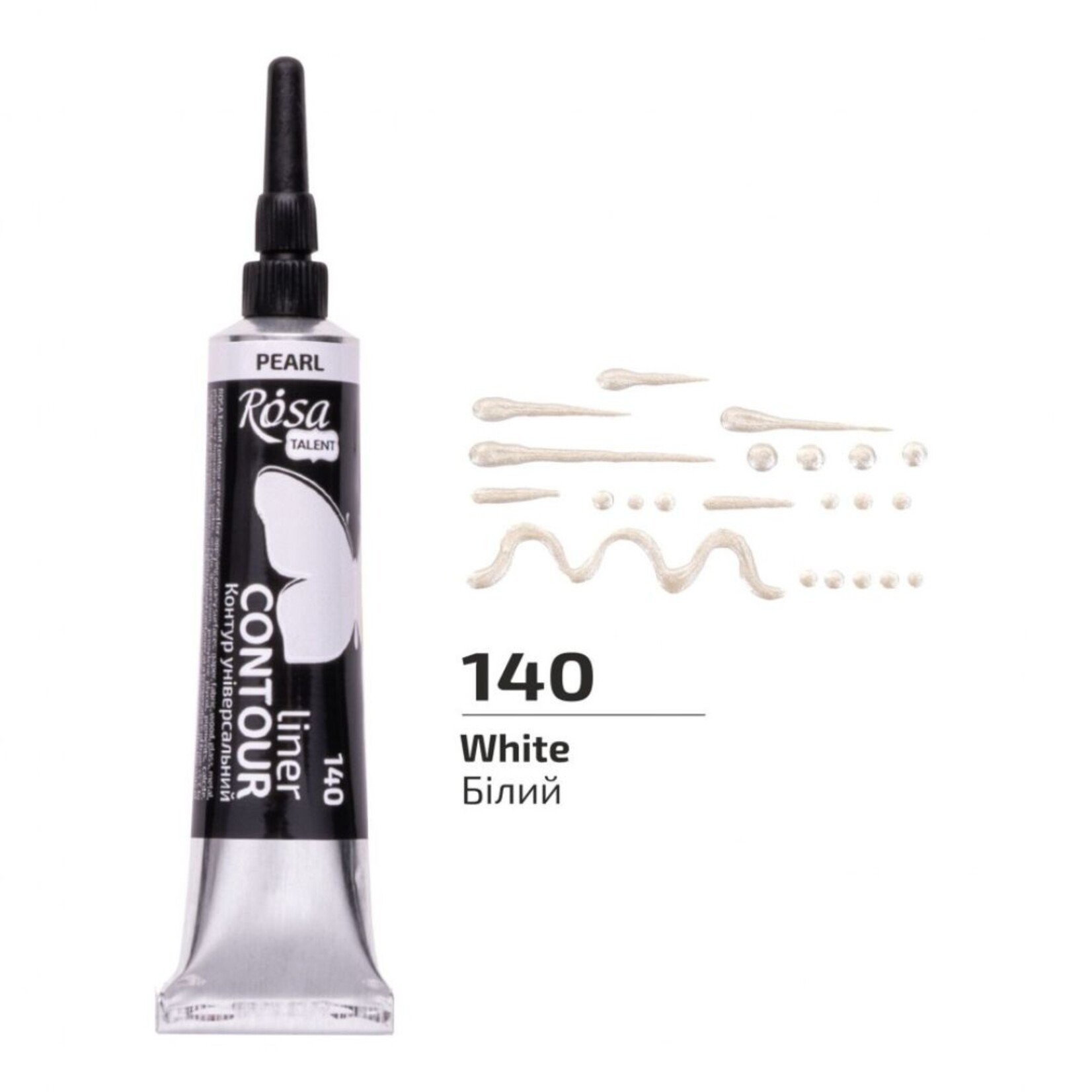 ROSA CONTOUR LINER 20ML WHITE PEARL #140