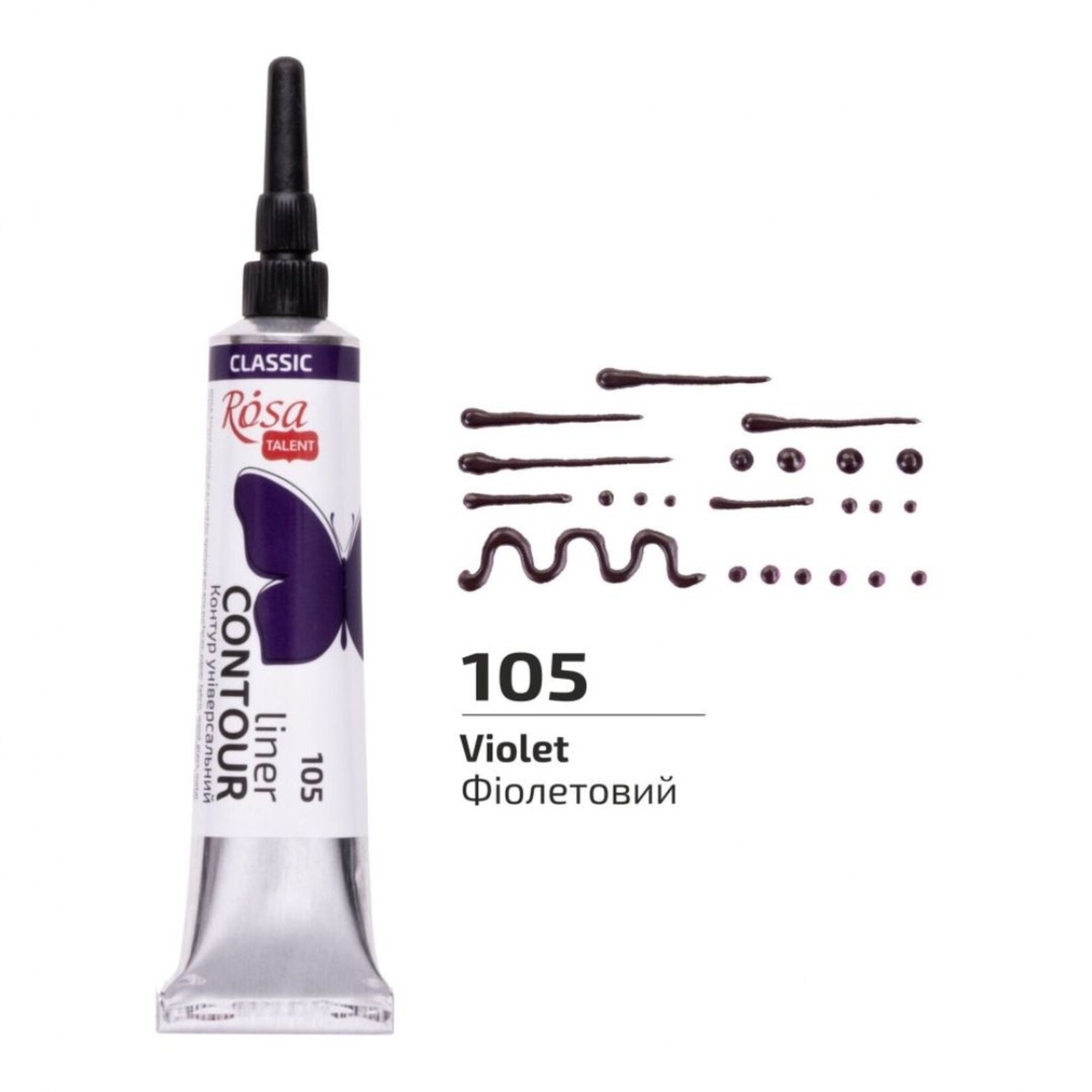 ROSA CONTOUR LINER 20ML VIOLET #105