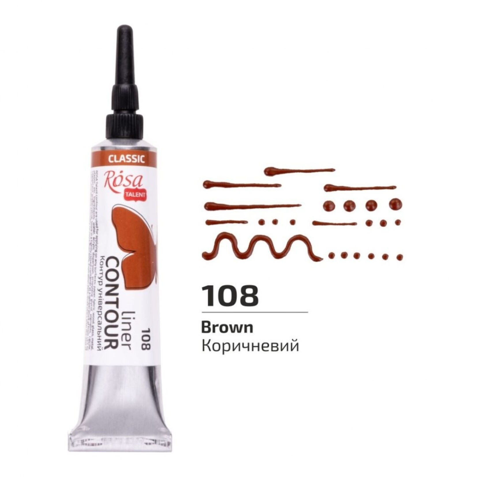 ROSA CONTOUR LINER 20ML BROWN #108