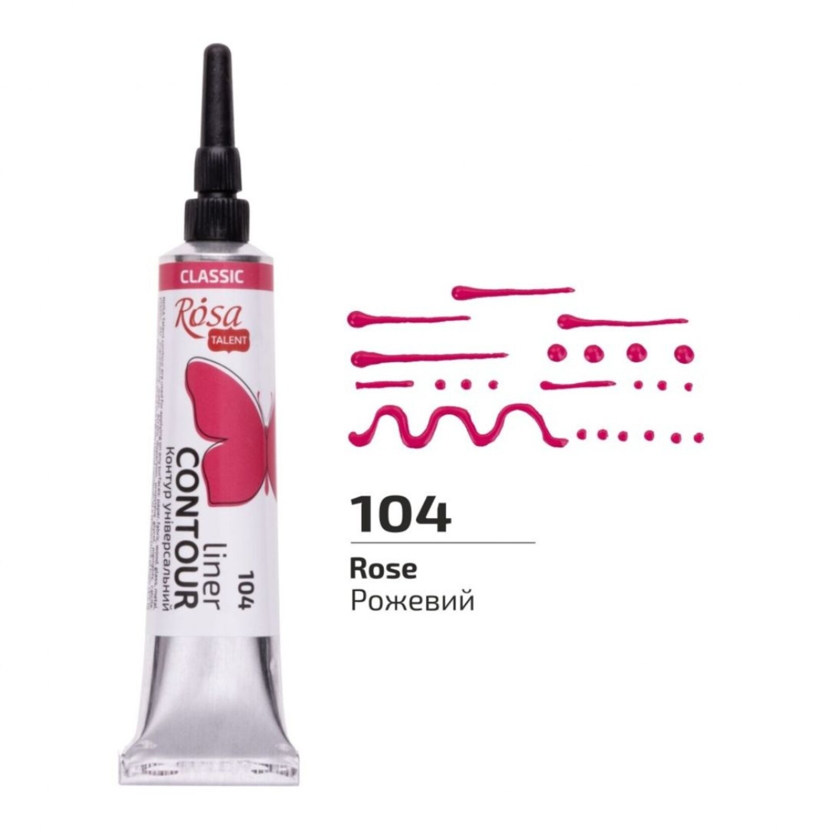 ROSA CONTOUR LINER 20ML ROSE #104