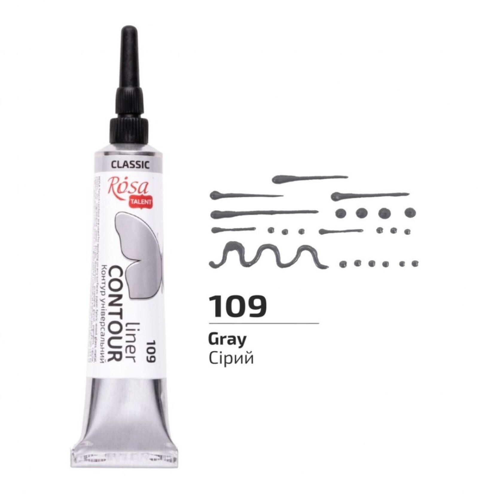 ROSA CONTOUR LINER 20ML GREY #109