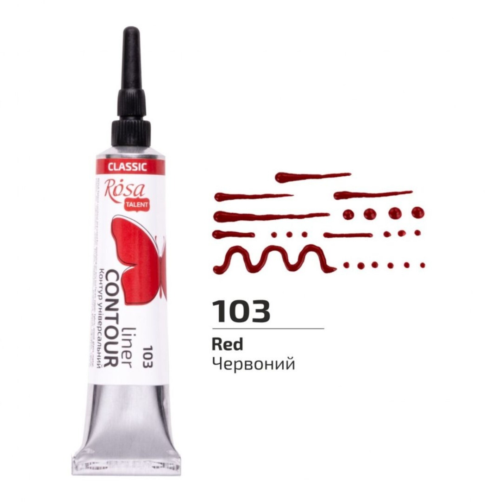 ROSA CONTOUR LINER 20ML RED #103