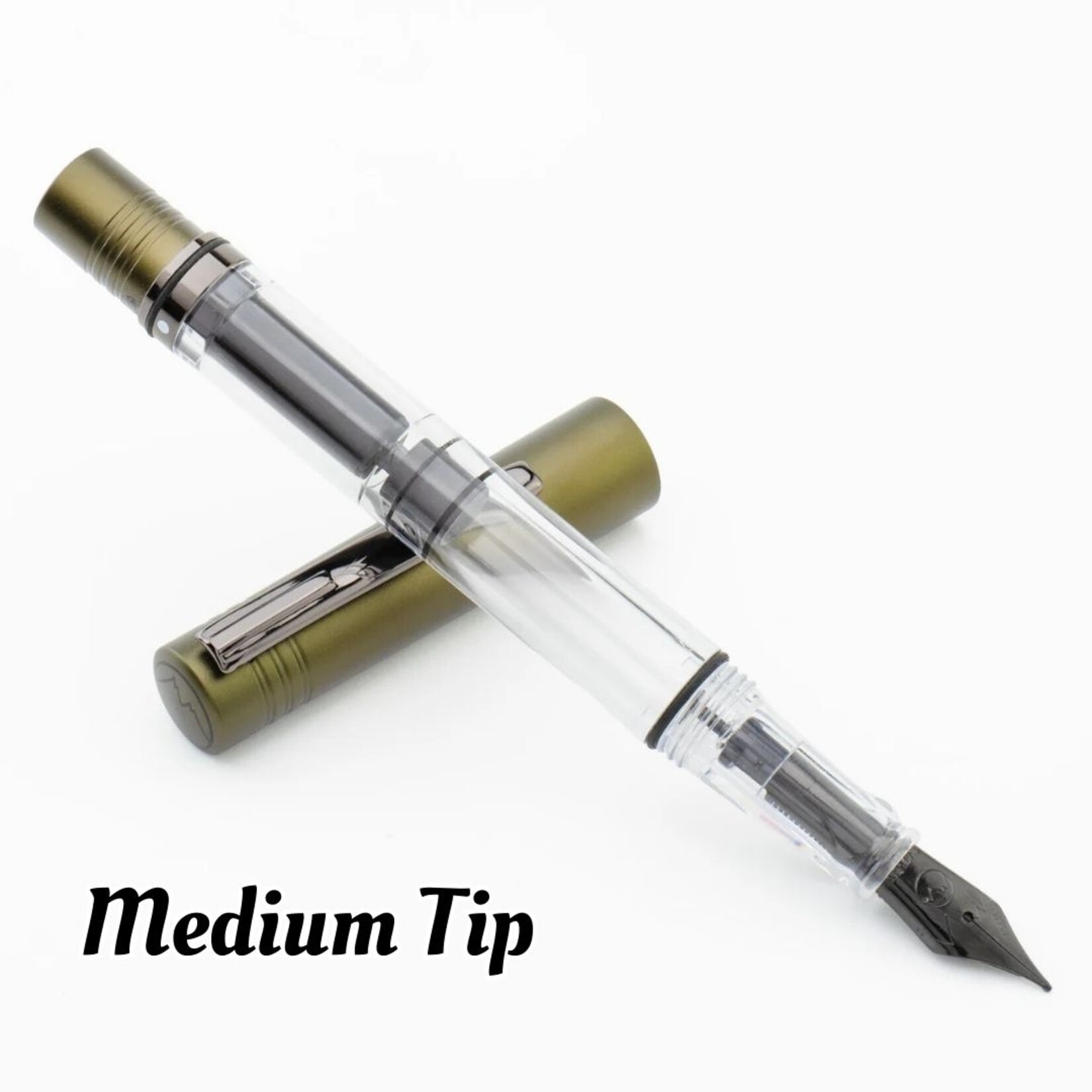 MONTEVERDE MP1 FOUNTAIN PEN OLIVE GREEN M COLLECTIBLE EDITION