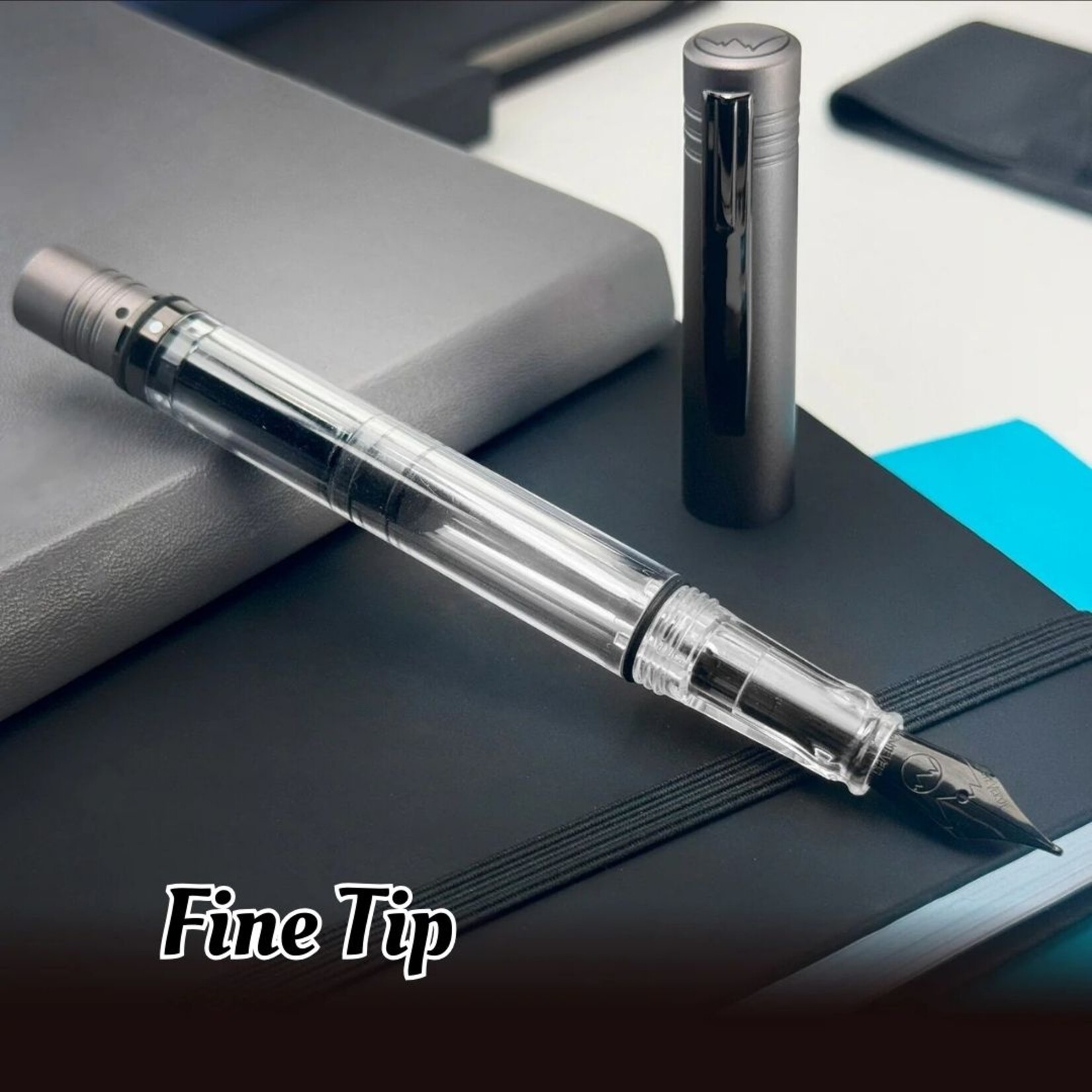 MONTEVERDE MP1 FOUNTAIN PEN COAL GREY F