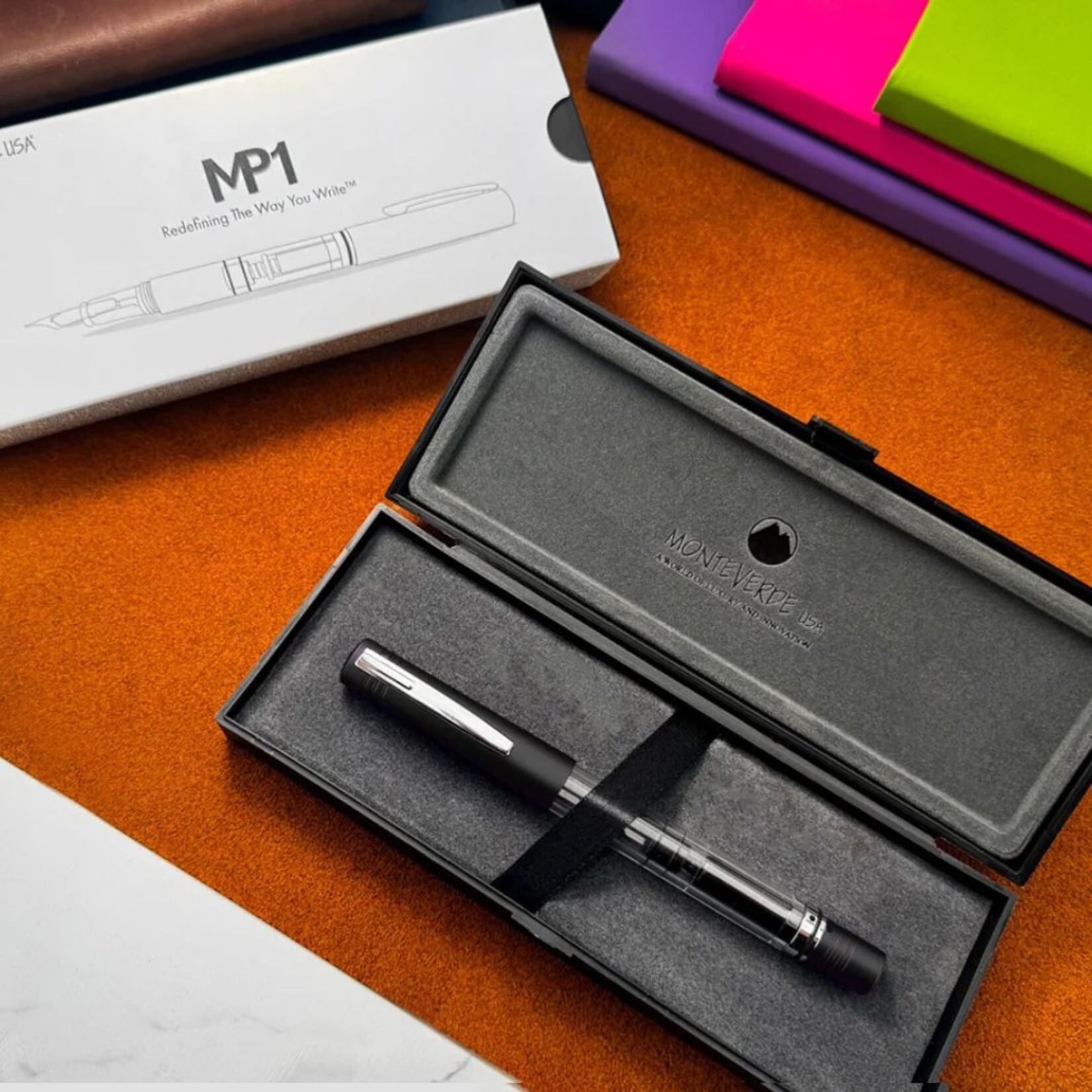 MONTEVERDE MP1 FOUNTAIN PEN BLACK M