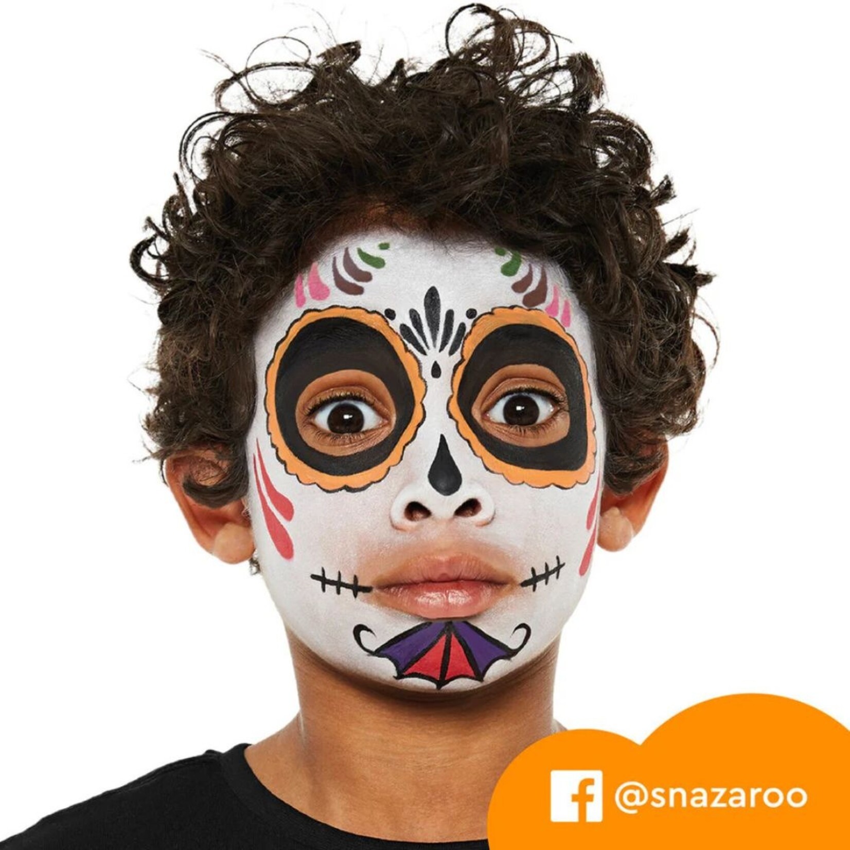 SNAZAROO FACE PAINTING KIT HALLOWEEN 11/PCS
