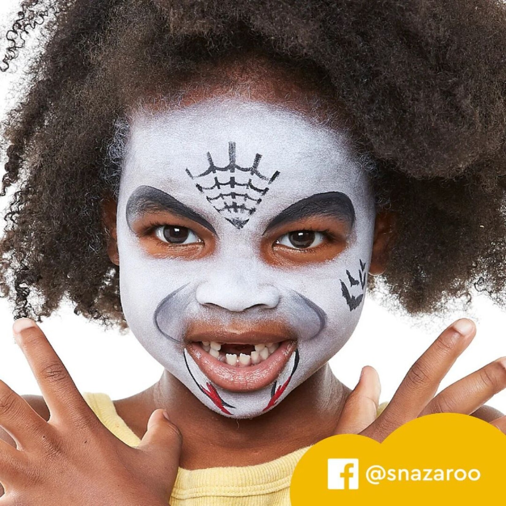 SNAZAROO FACE PAINTING KIT HALLOWEEN 11/PCS