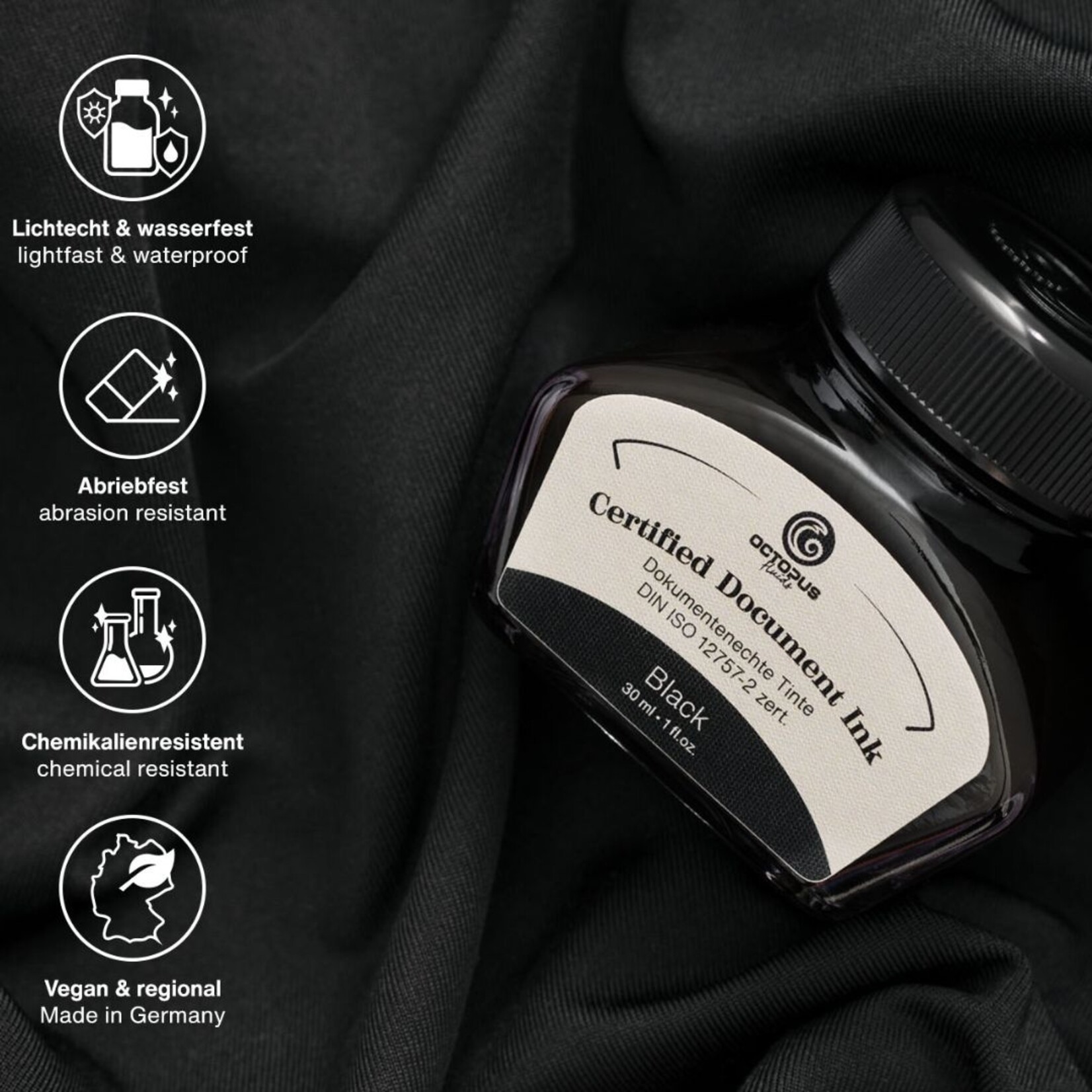 OCTOPUS WRITE & DRAW OCTOPUS DOCUMENT INK 30ML BLACK