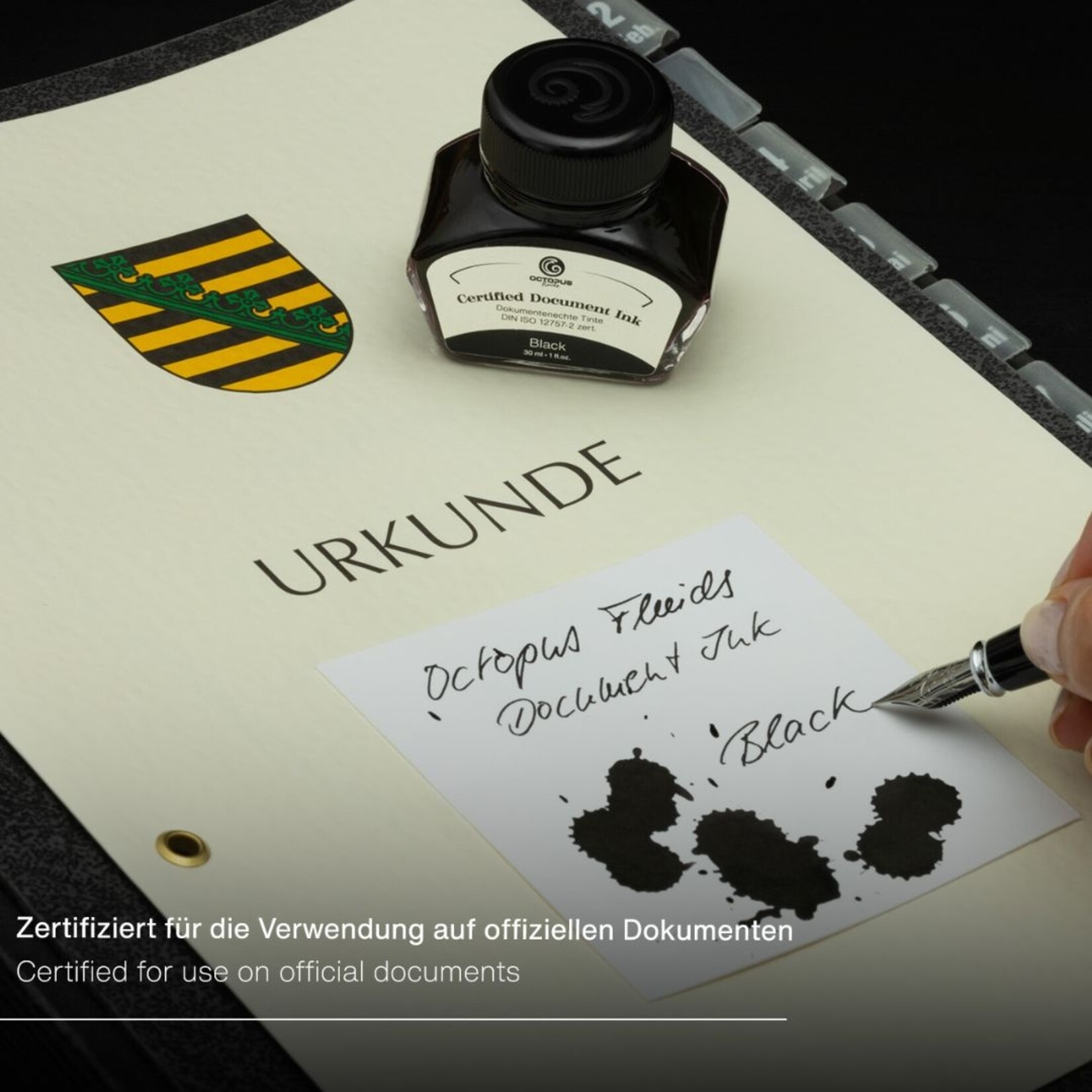 OCTOPUS WRITE & DRAW OCTOPUS DOCUMENT INK 30ML BLACK