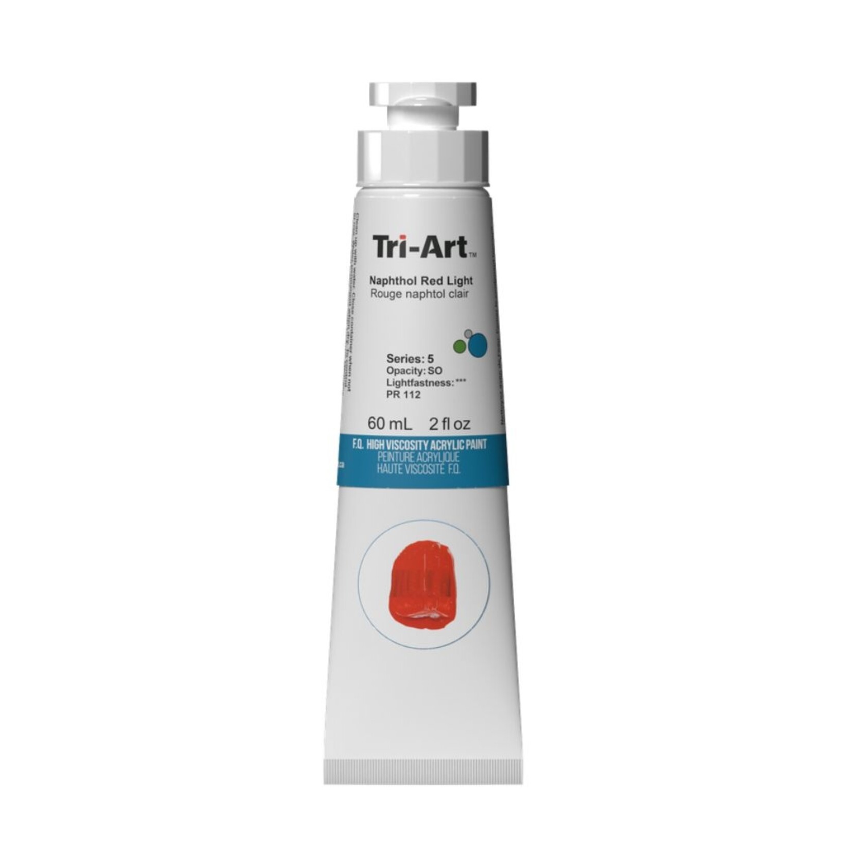TRI-ART HIGH VISCOSITY ACRYLIC 60ML NAPHTHOL RED LIGHT