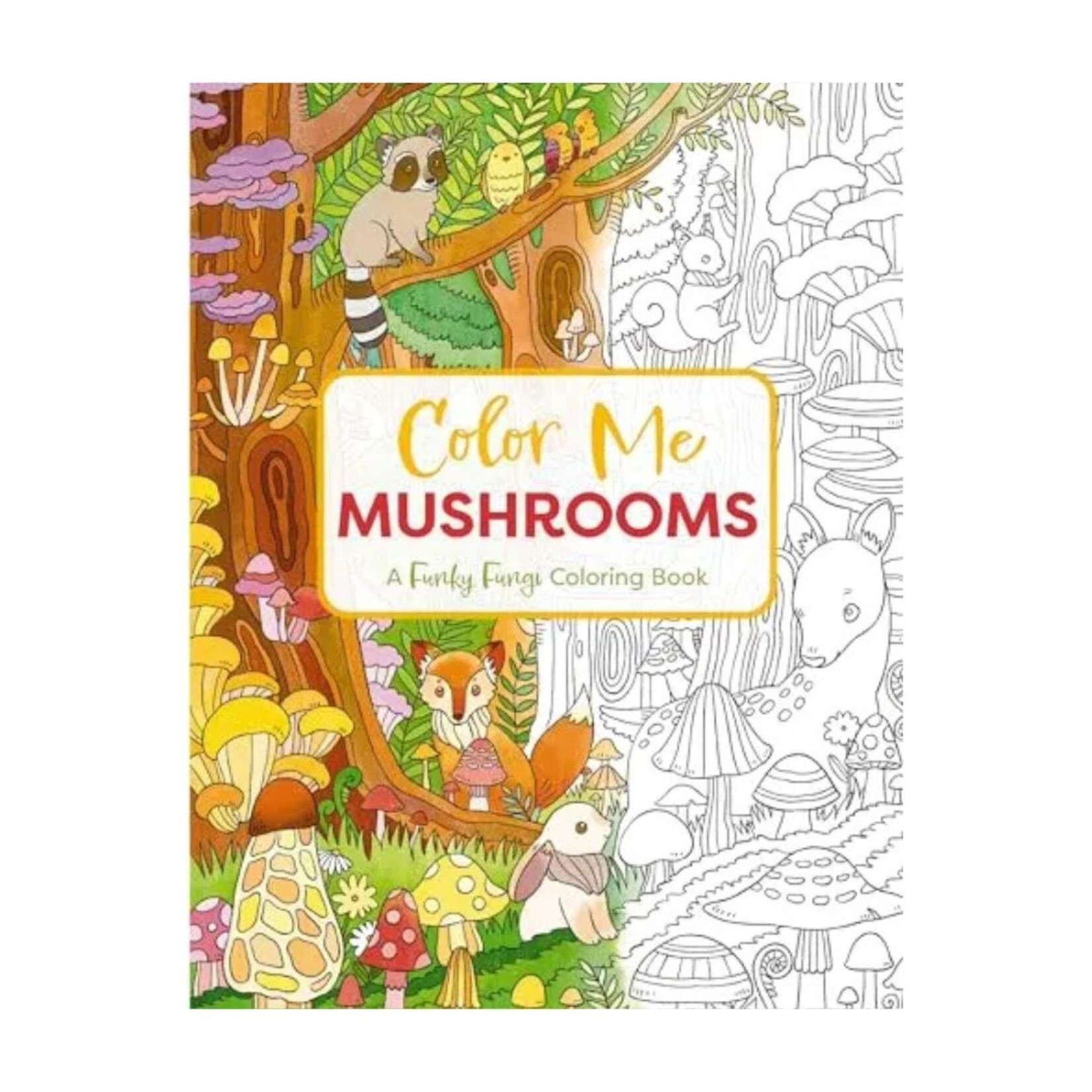 COLOUR ME MUSHROOMS COLOURING BOOK