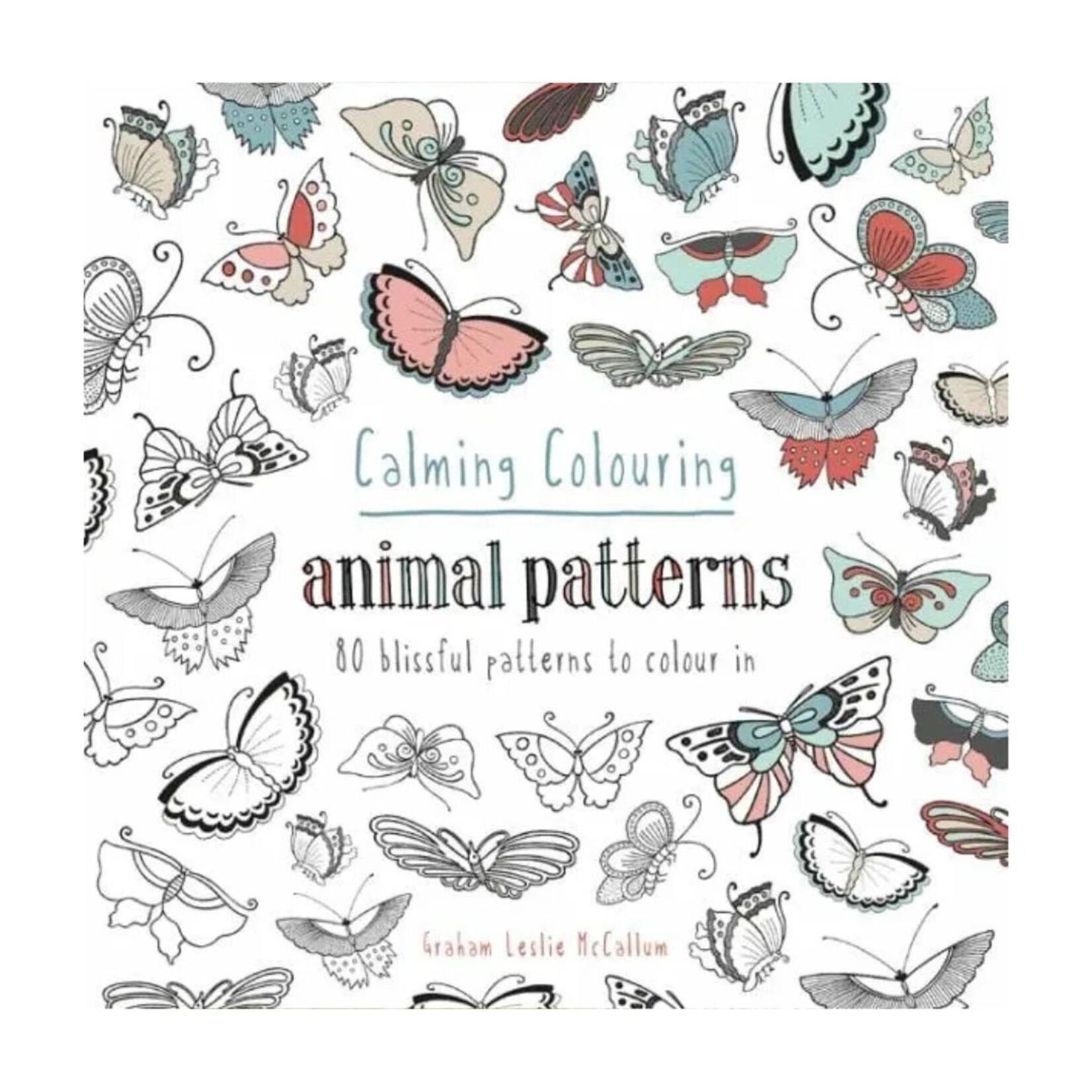 CALMING COLOURING ANIMAL PATTERNS COLOURING BOOK