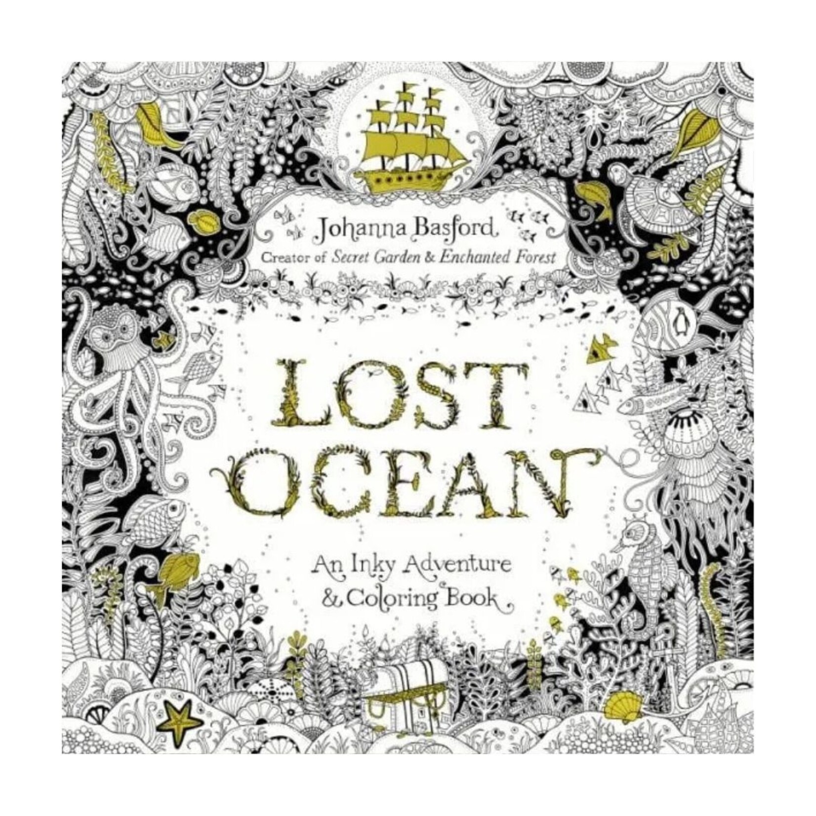 JOHANNA BASFORD LOST OCEAN COLOURING BOOK