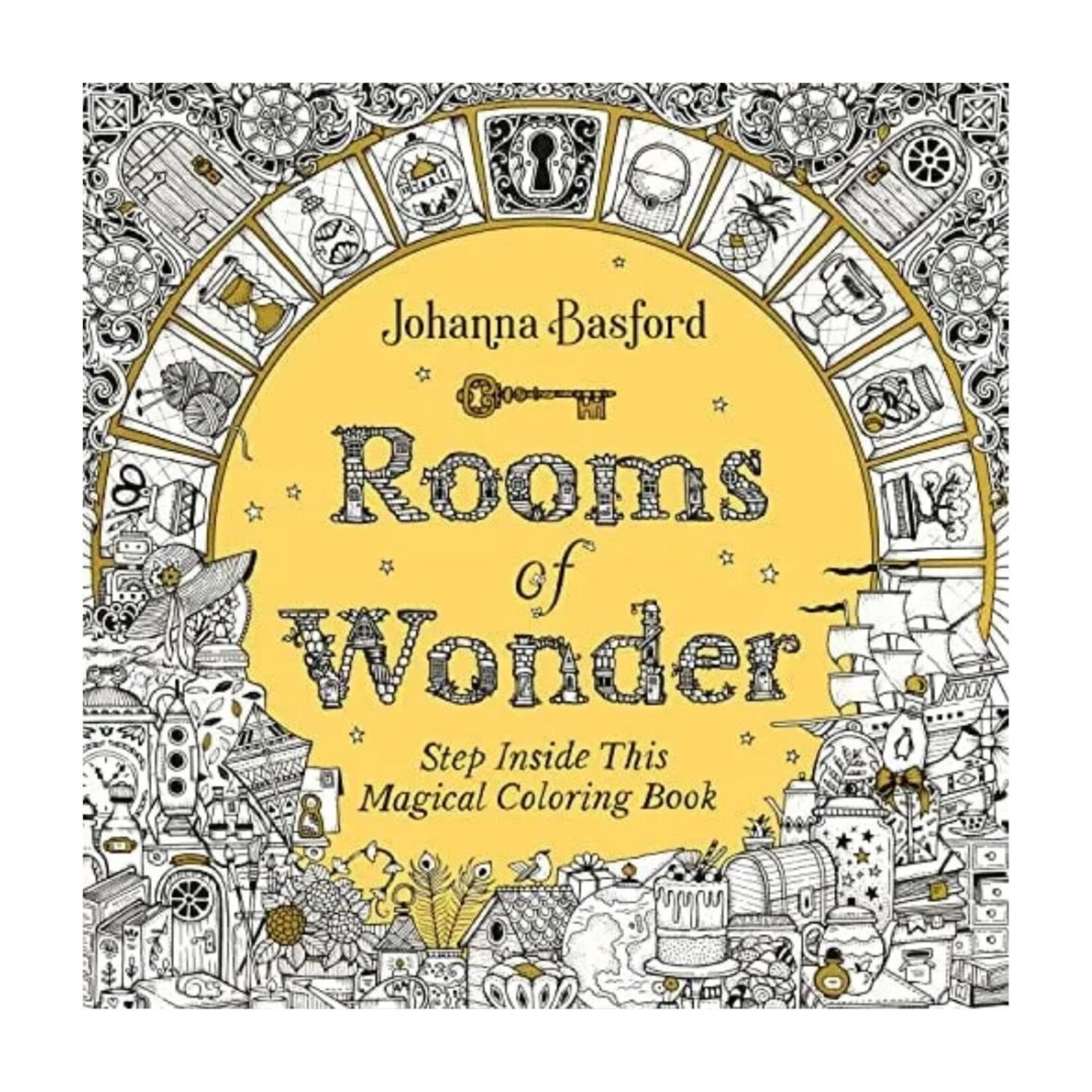 JOHANNA BASFORD ROOMS OF WONDER COLOURING BOOK