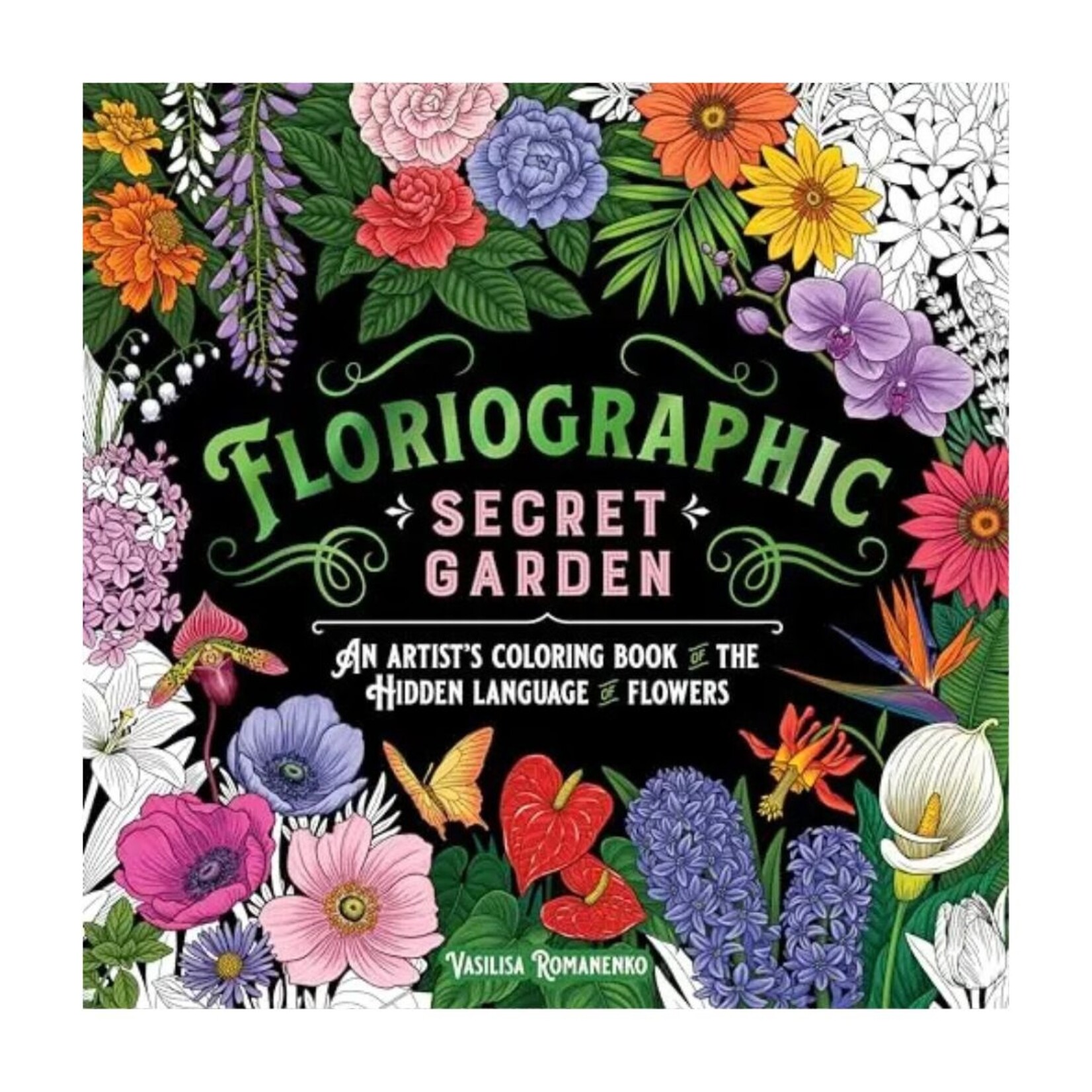 FLORIOGRAPHIC SECRET GARDEN COLOURING BOOK