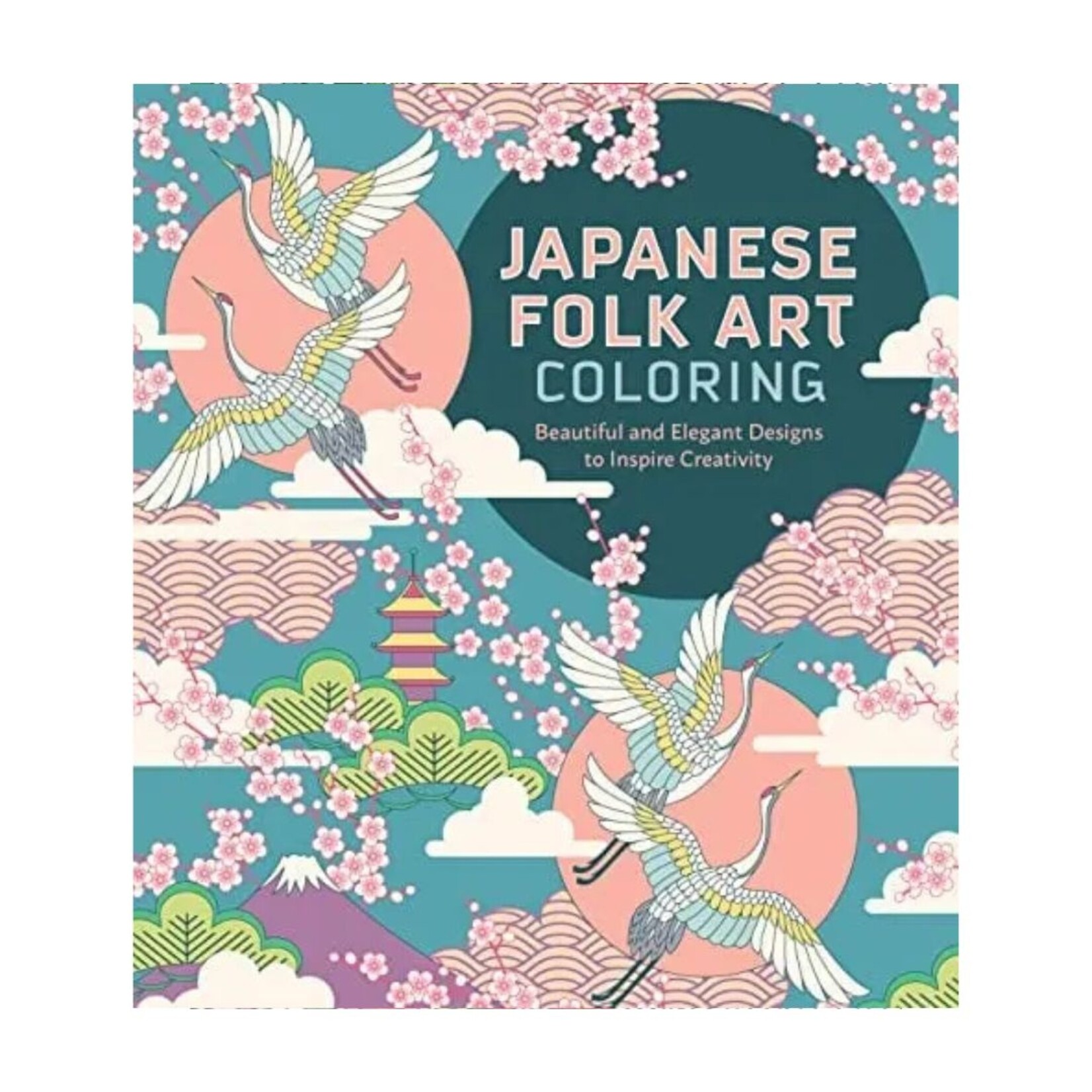 JAPANESE FOLK ART COLOURING BOOK