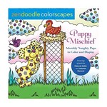 ZENDOODLE PUPPY MISCHIEF COLOURING BOOK