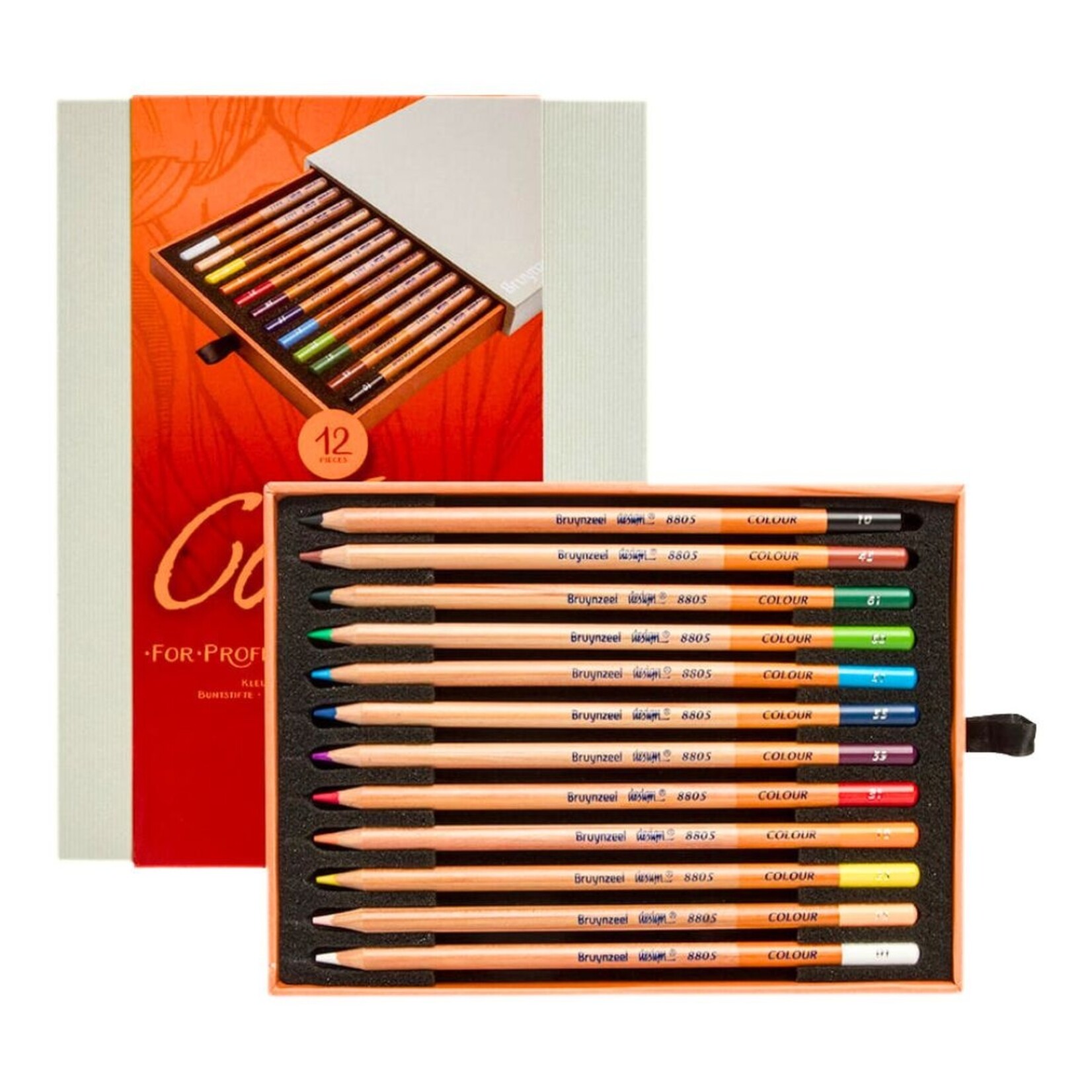 HEINZ JORDAN BRUYNZEEL COLOURED PENCIL SET/12