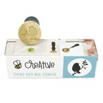 BEE CREATIVE WAX STAMPER SPRING BIRD