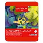 CARAN D'ACHE CARAN D'ACHE NEOCOLOR II CRAYON 50 YEAR LUSH SET/10 - LIMITED EDITION