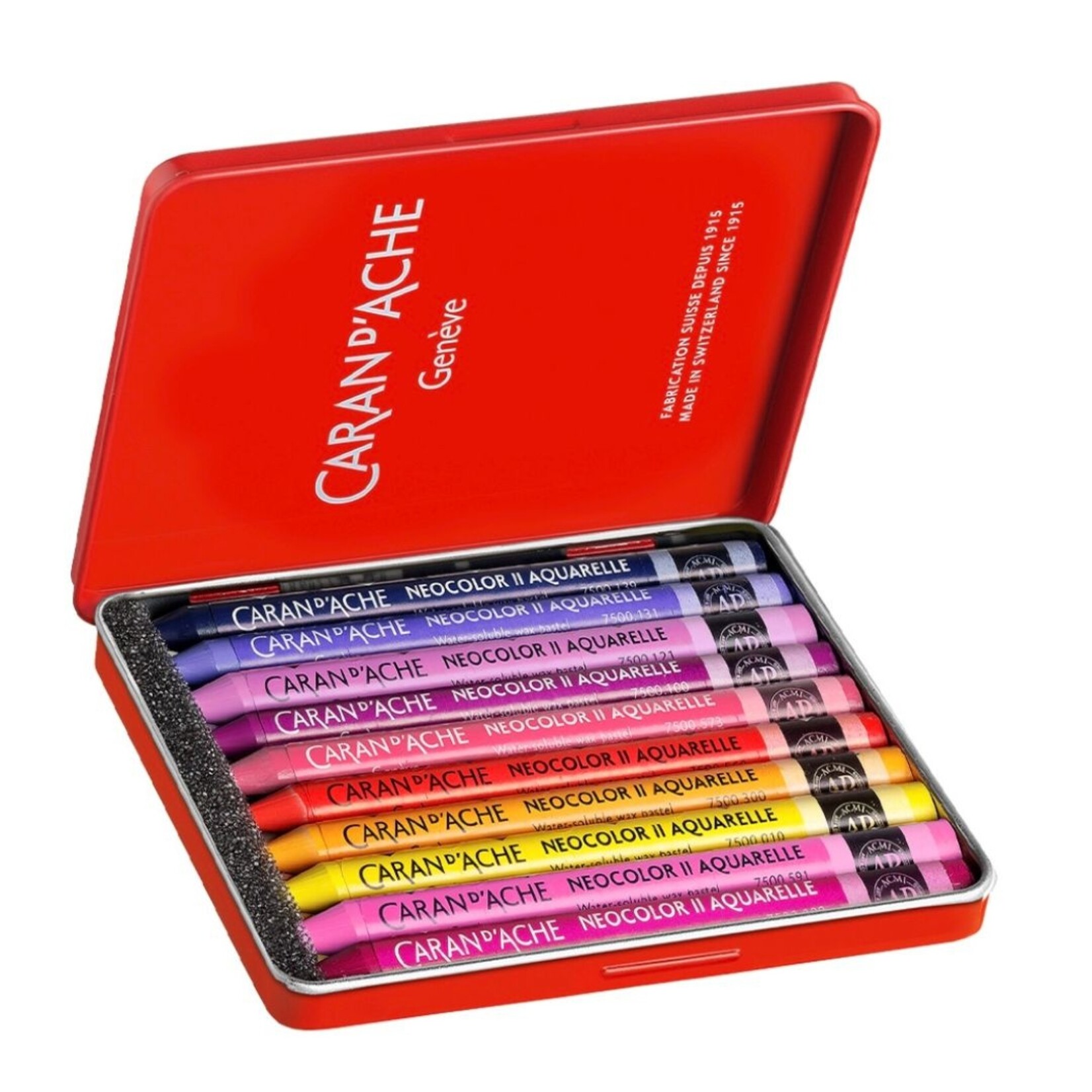 CARAN D'ACHE CARAN D'ACHE NEOCOLOR II CRAYON 50 YEAR POP SET/10 - LIMITED EDITION