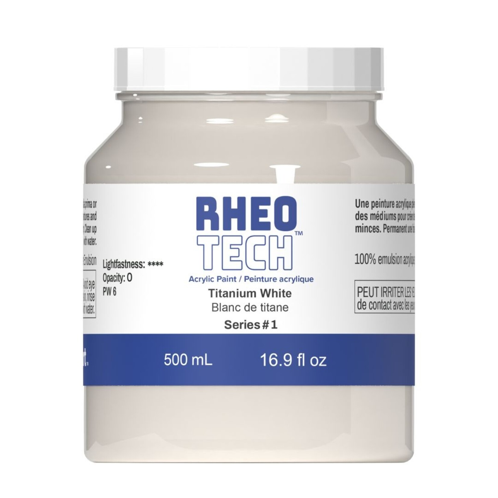TRI ART TRI-ART ACRYLIC RHEOTECH 500ML TITANIUM WHITE TBD