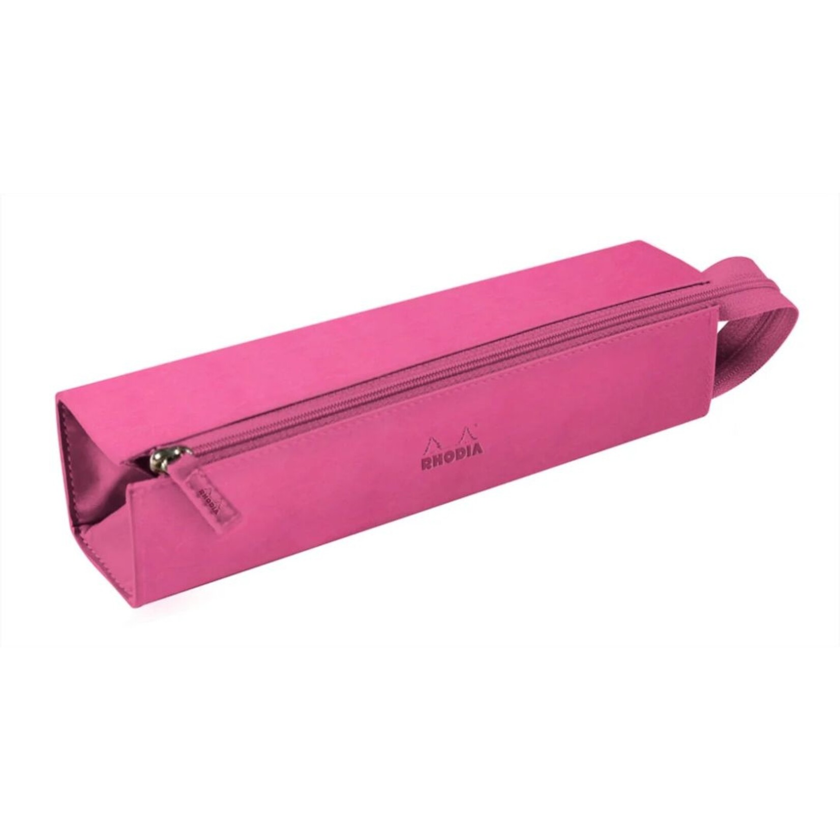 RHODIA ITALIAN LEATHERETTE SQUARE CASE FUCHSIA